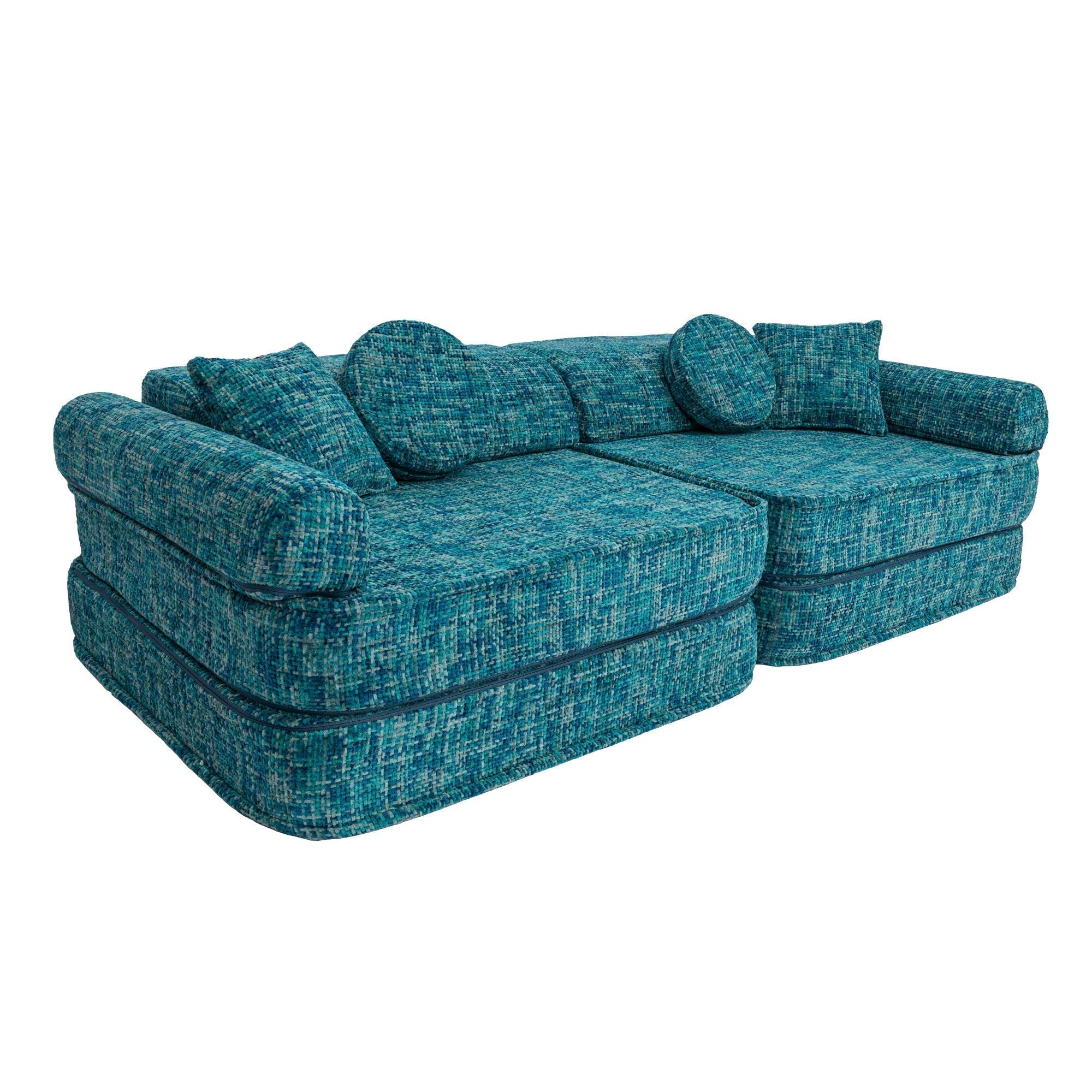 Meowbaby Tangle Kids Play Sofa - Modular Play Couch | 8 Pieces