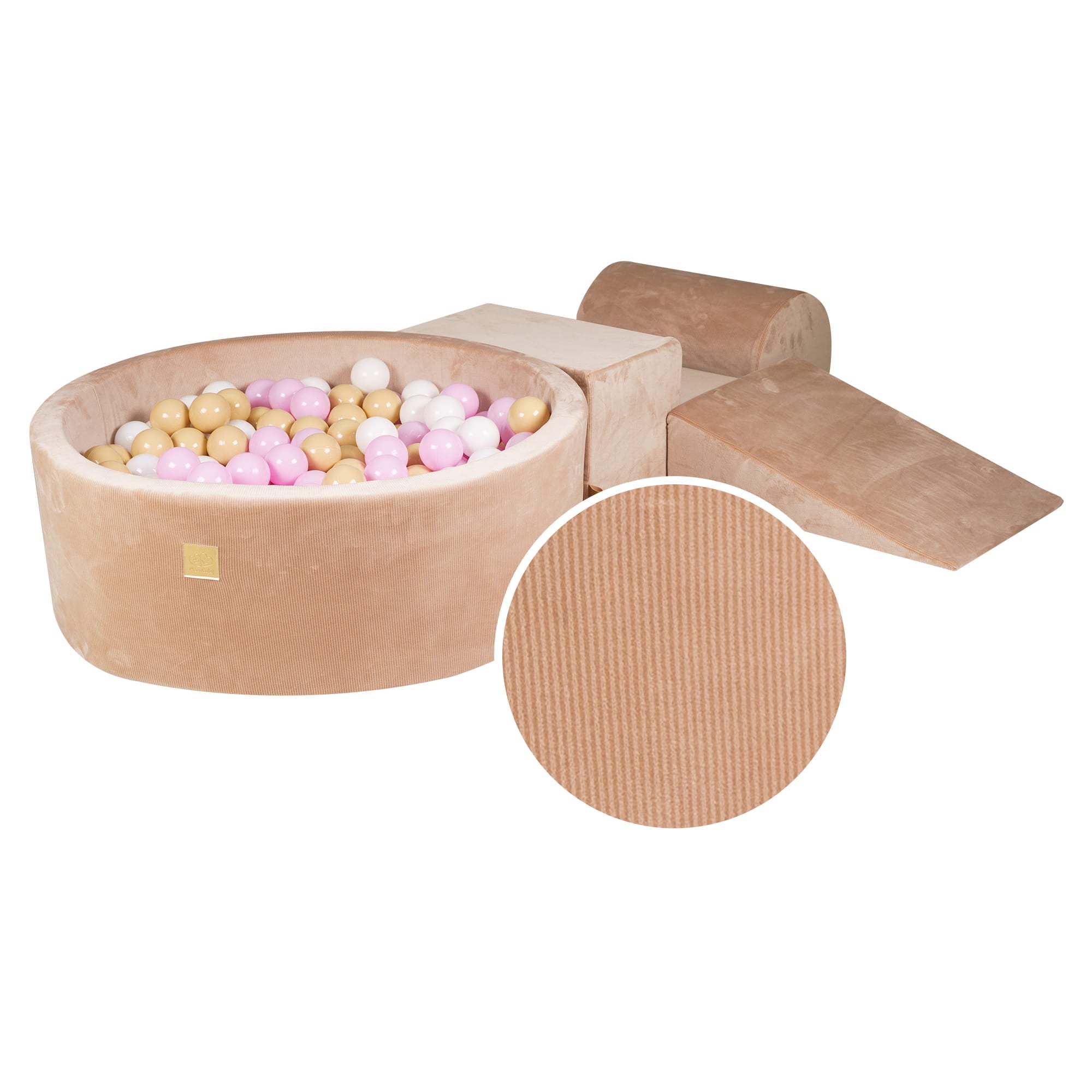 Velvet Corduroy Foam Playground 4 Elements Sand