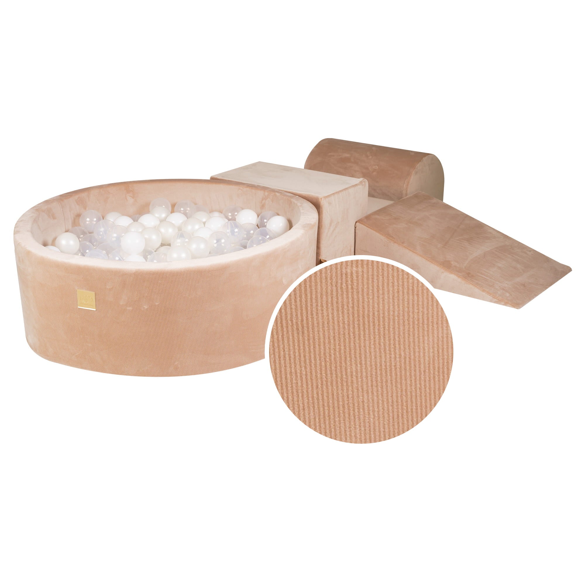 Velvet Corduroy Foam Playground 4 Elements Sand