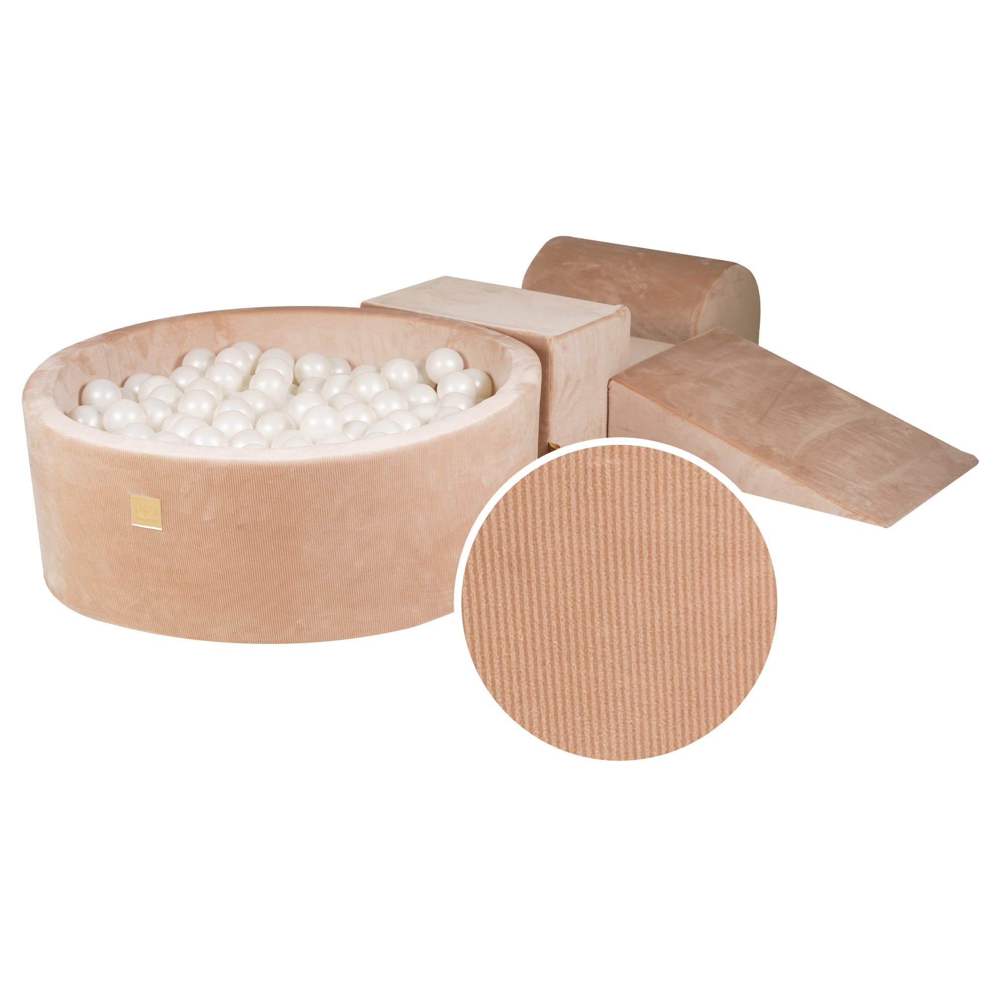 Velvet Corduroy Foam Playground 4 Elements Sand