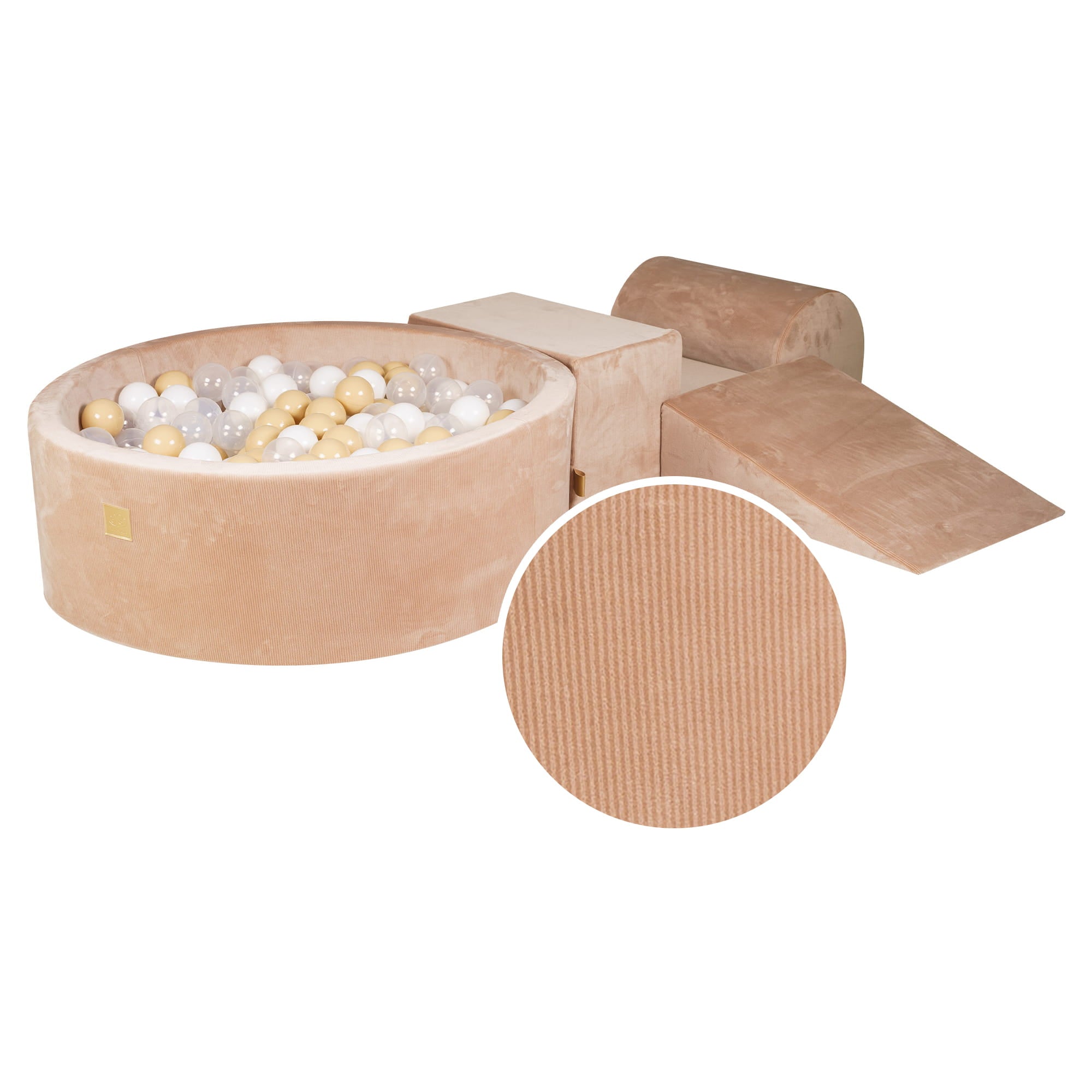 Velvet Corduroy Foam Playground 4 Elements Sand
