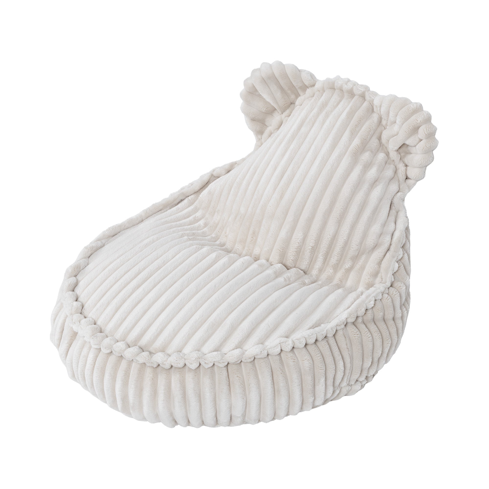 Meowbaby Churros Sako Bag Teddy Cotton Candy White