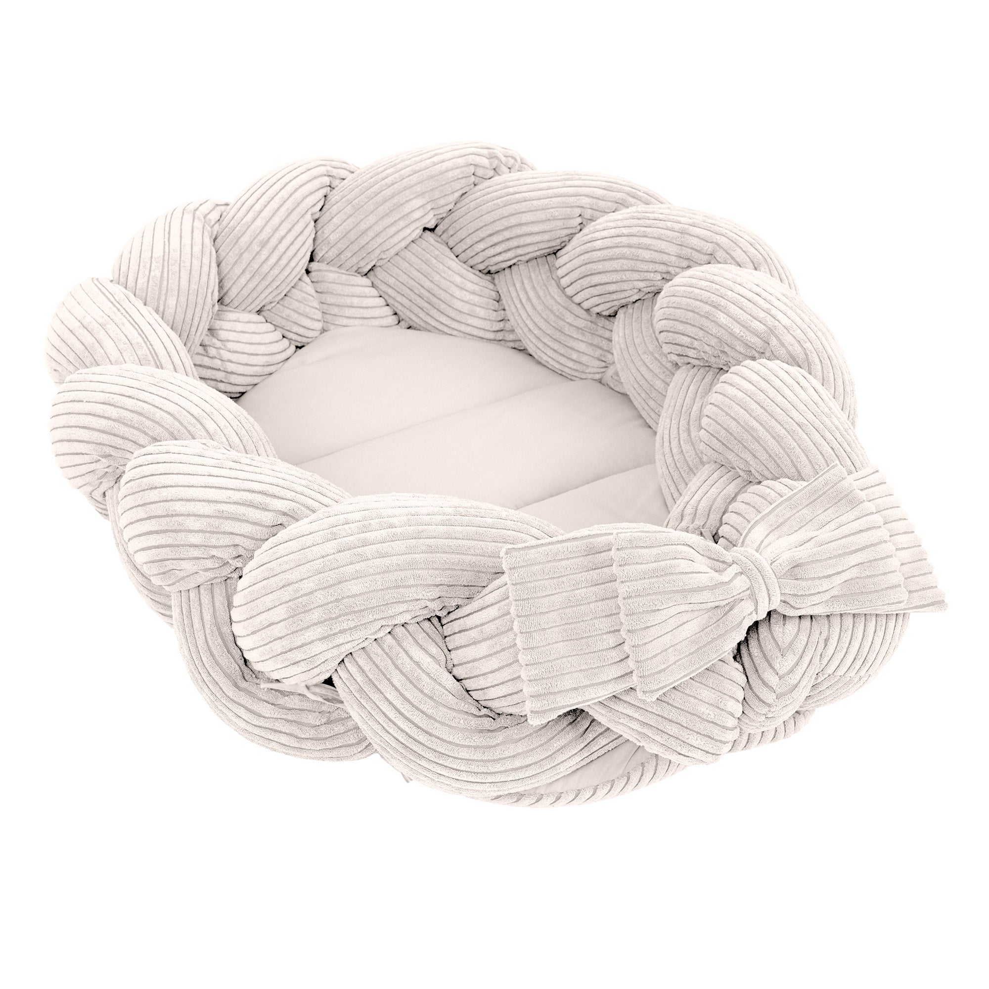 Baby Nest with Crib Braided Bumper | Aesthetic