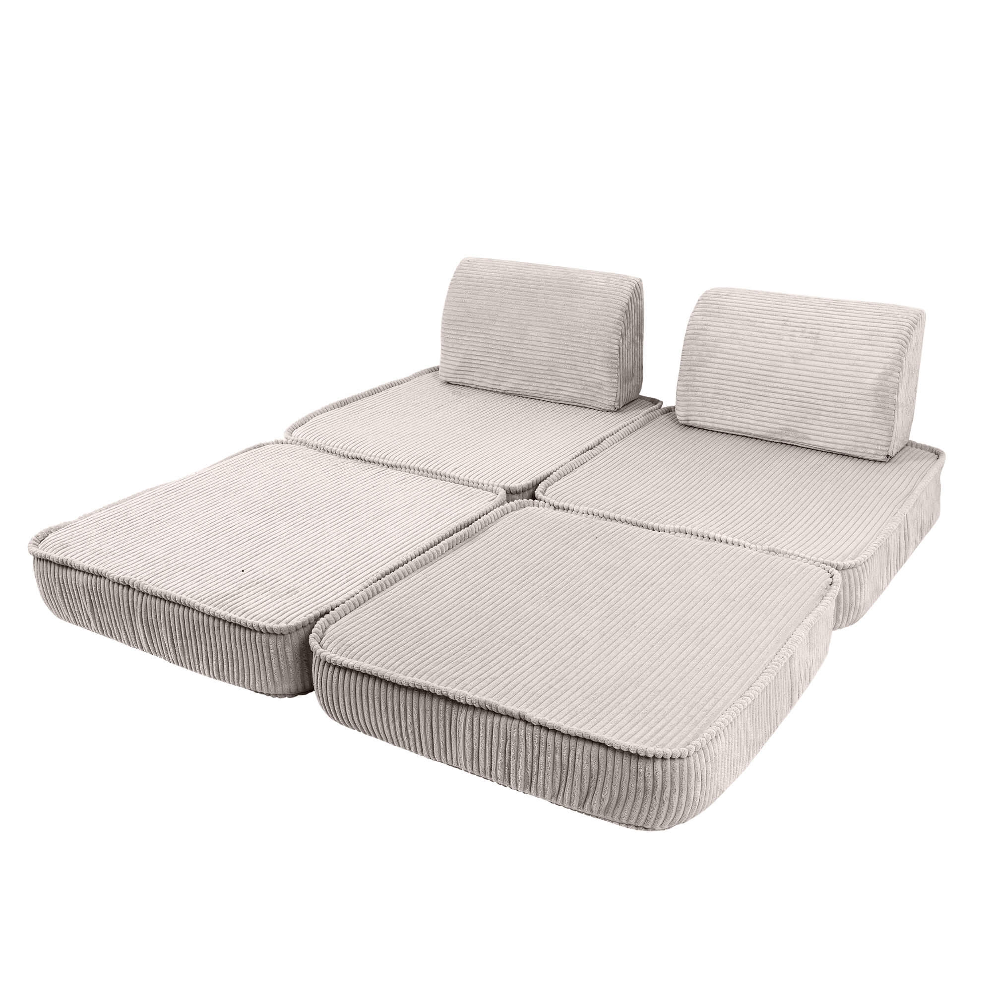 Aesthetic Sofa Basic – Modular Kids Play Sofa Bed | 4 Pieces