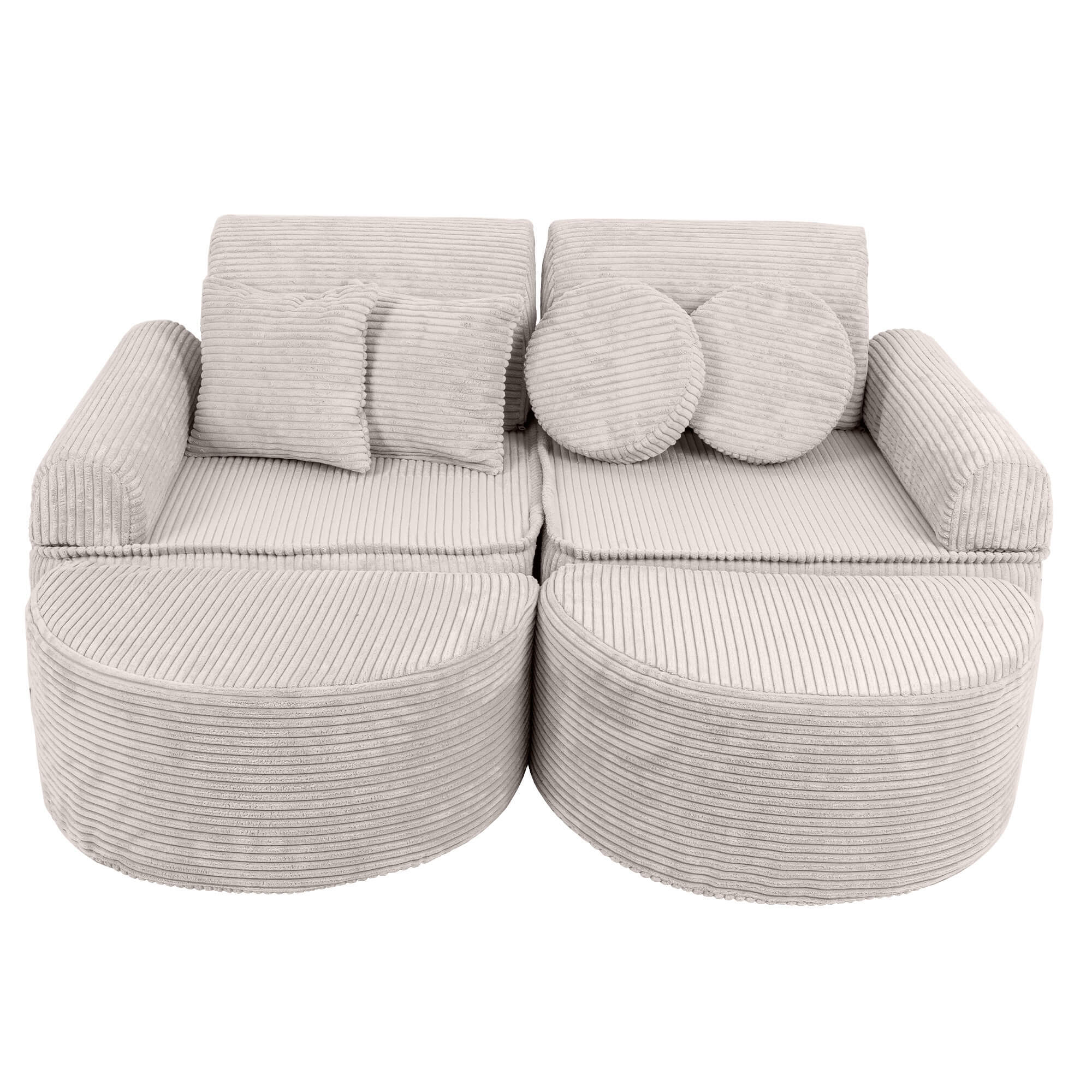 Aesthetic Sofa Max – Modular Kids Play Sofa Bed | 12 Pieces