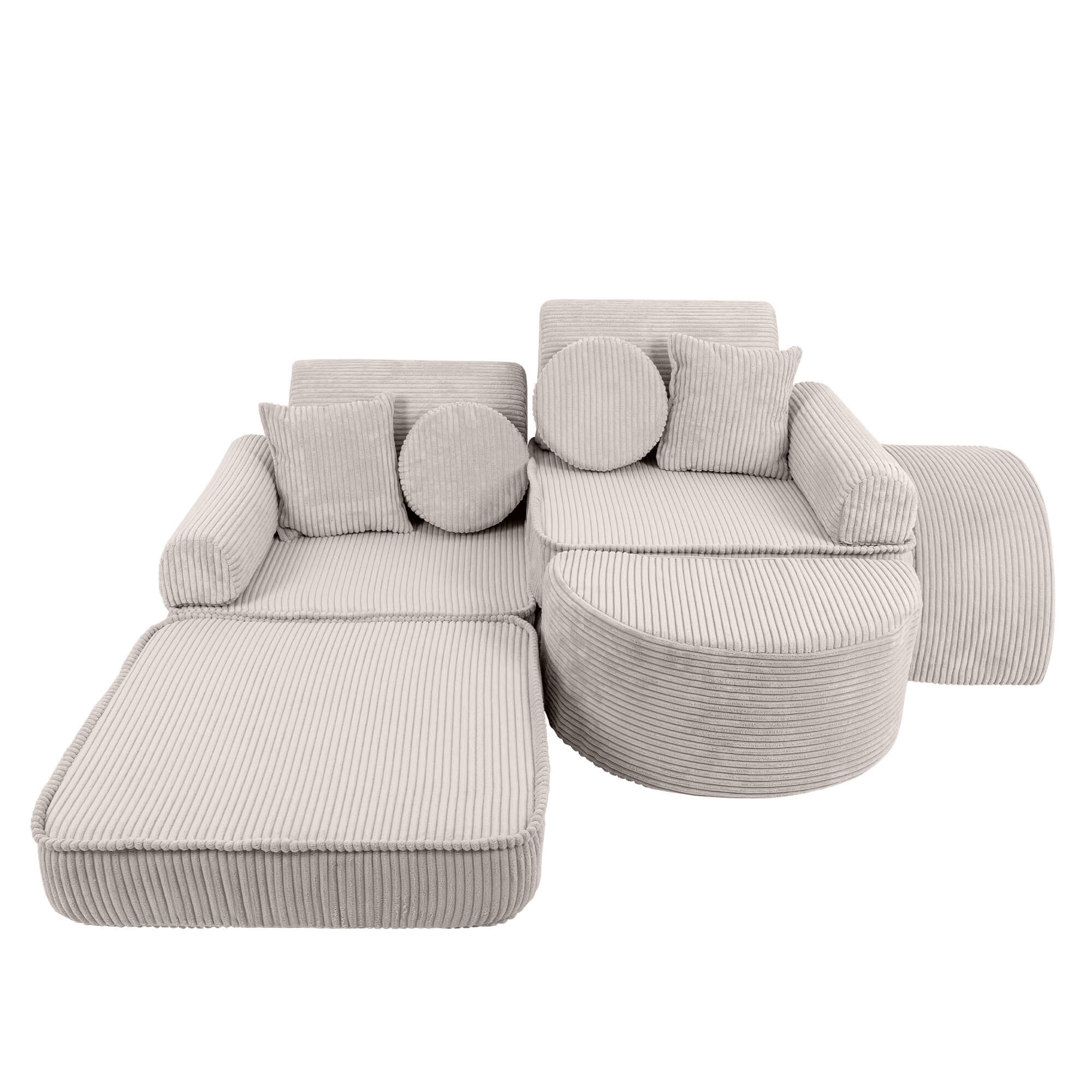 Aesthetic Sofa Max – Modular Kids Play Sofa Bed | 12 Pieces