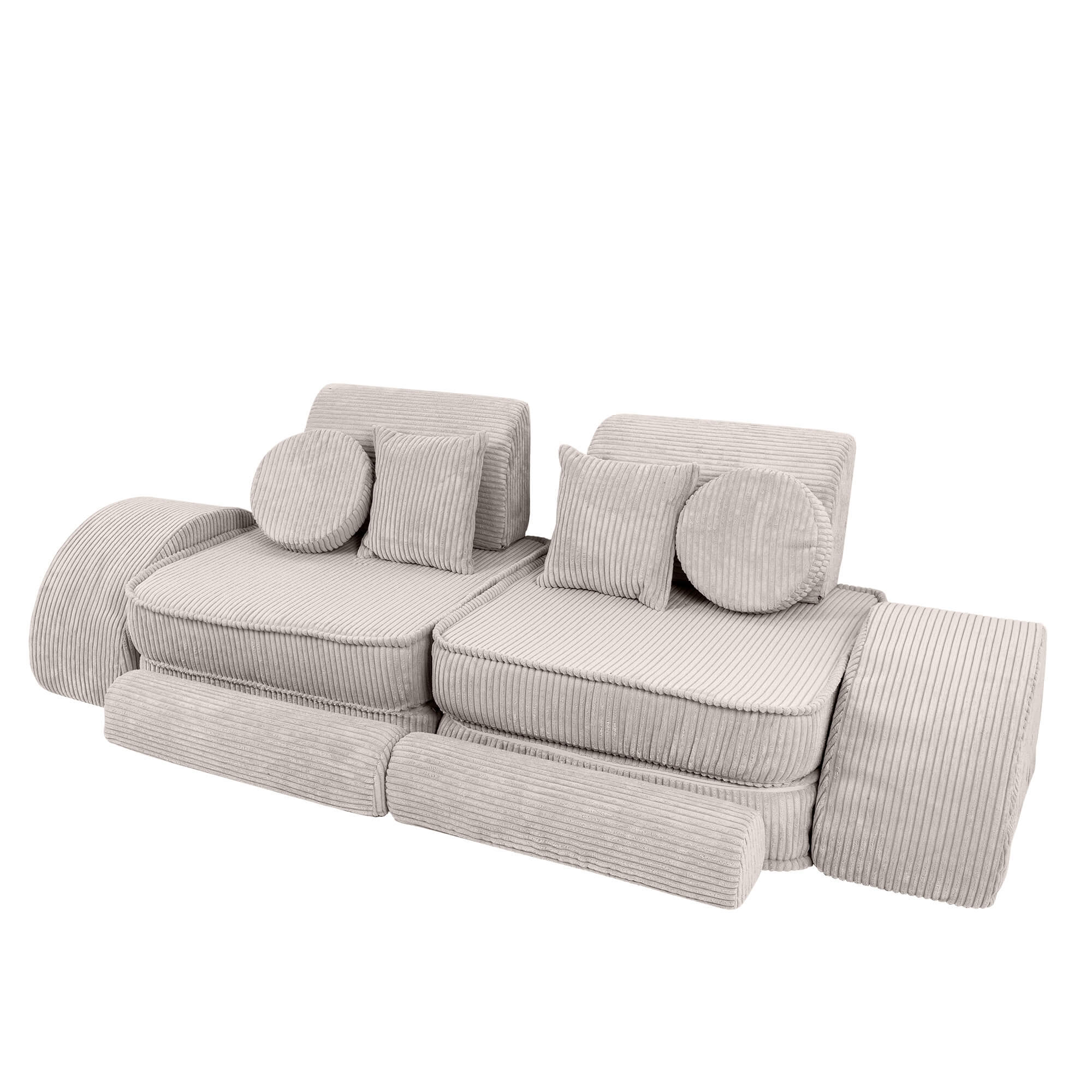 Aesthetic Sofa Max – Modular Kids Play Sofa Bed | 12 Pieces
