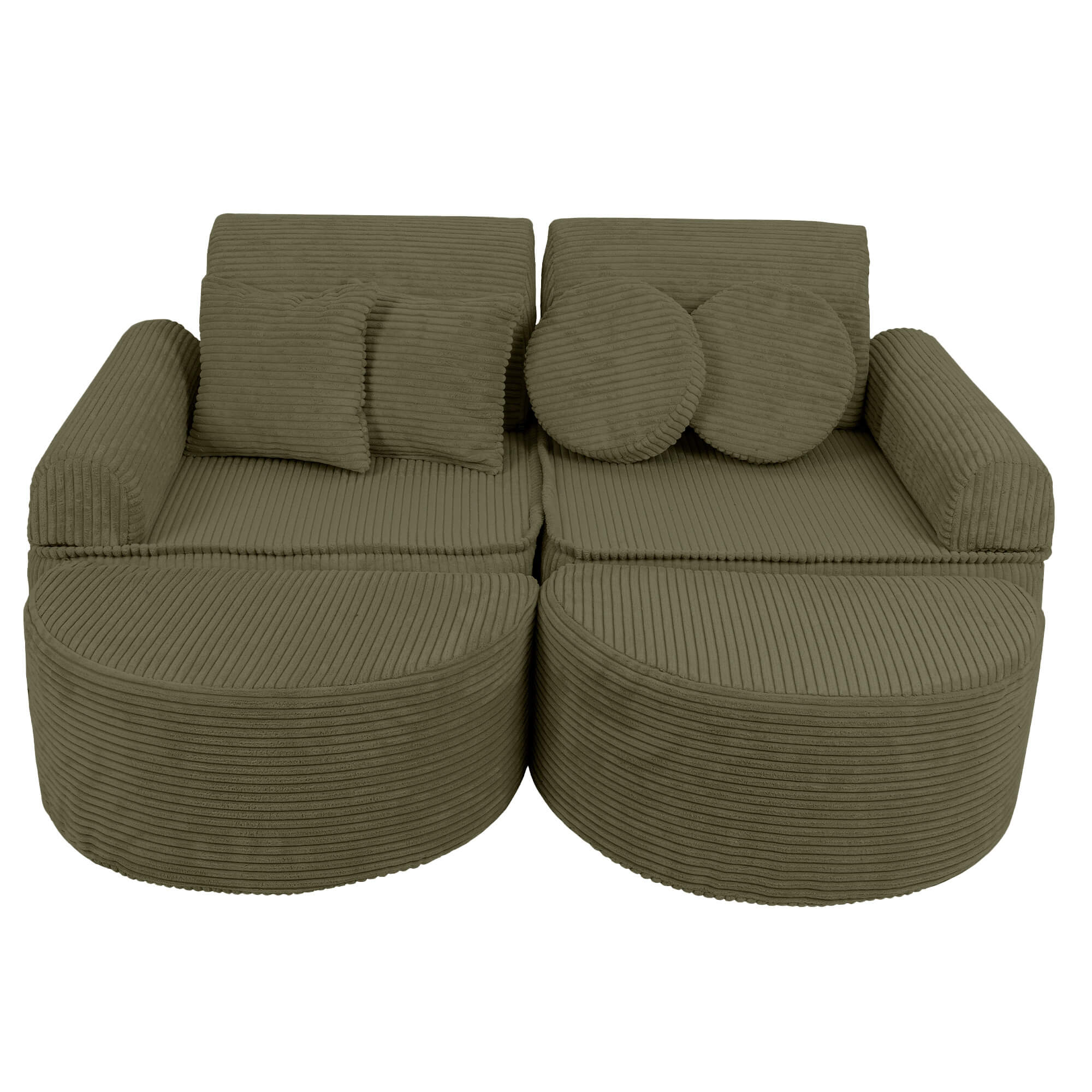 Aesthetic Sofa Max – Modular Kids Play Sofa Bed | 12 Pieces