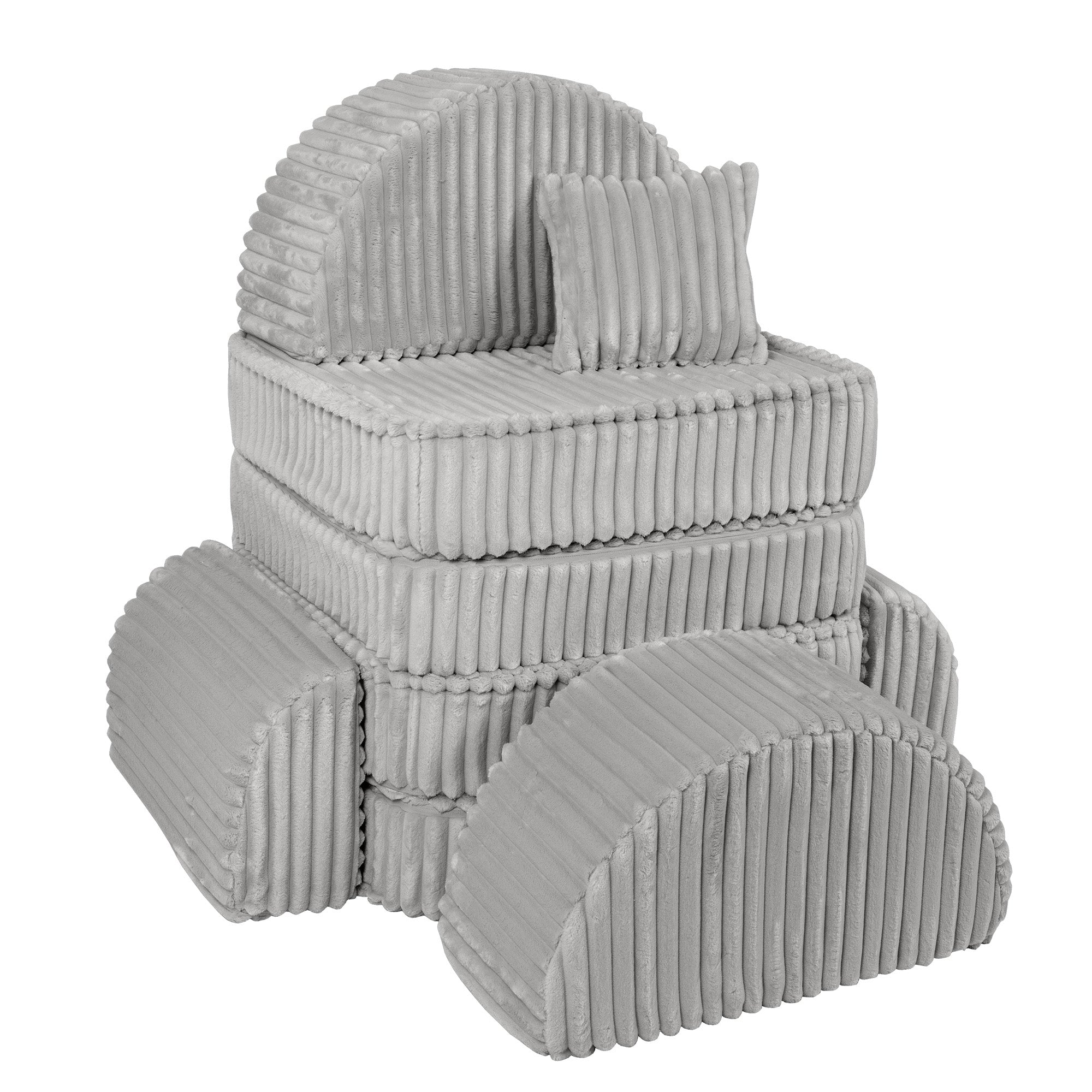 Meowbaby Churros Pocket Sofa Max Moon Dust Grey