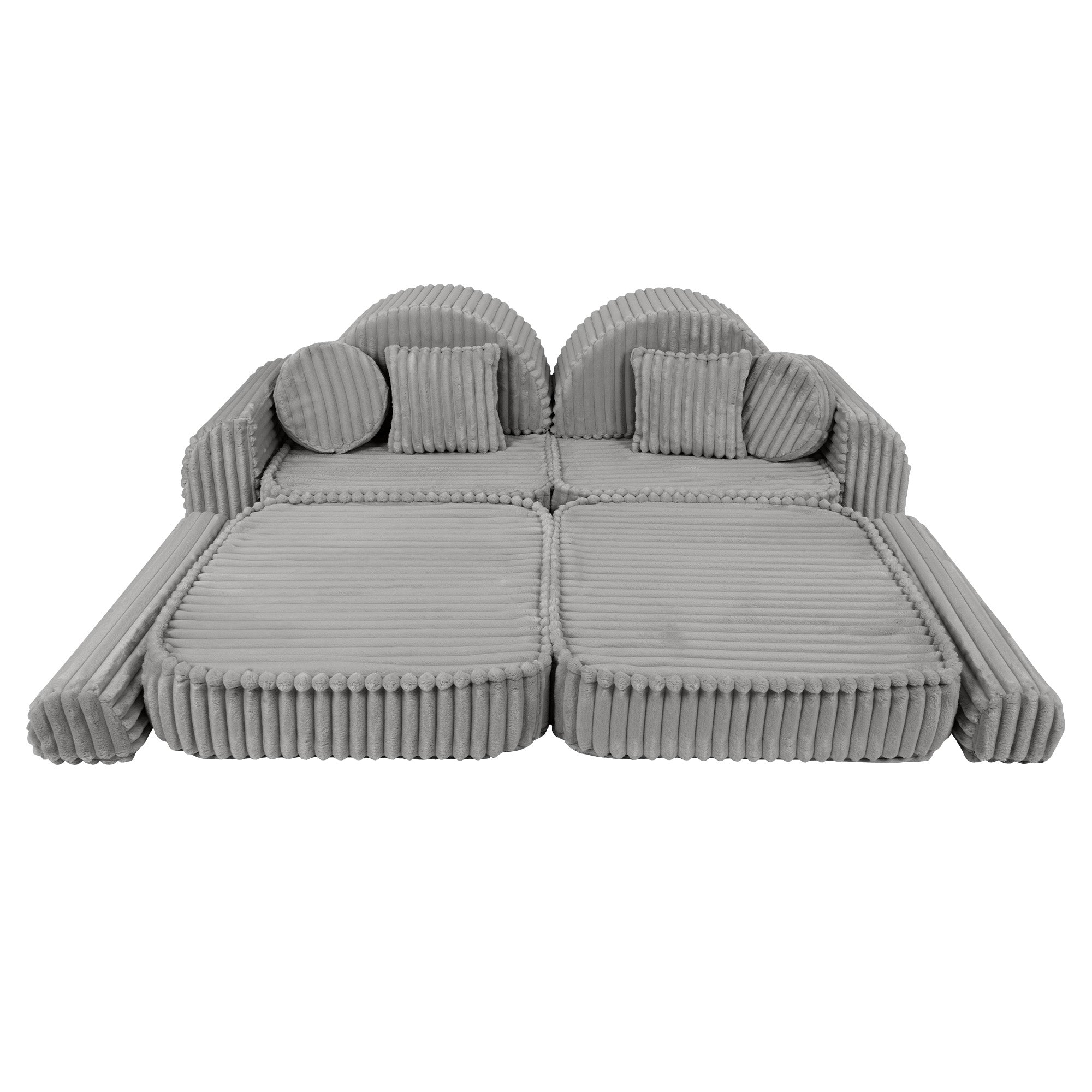 Meowbaby Churros Pocket Sofa Max Moon Dust Grey