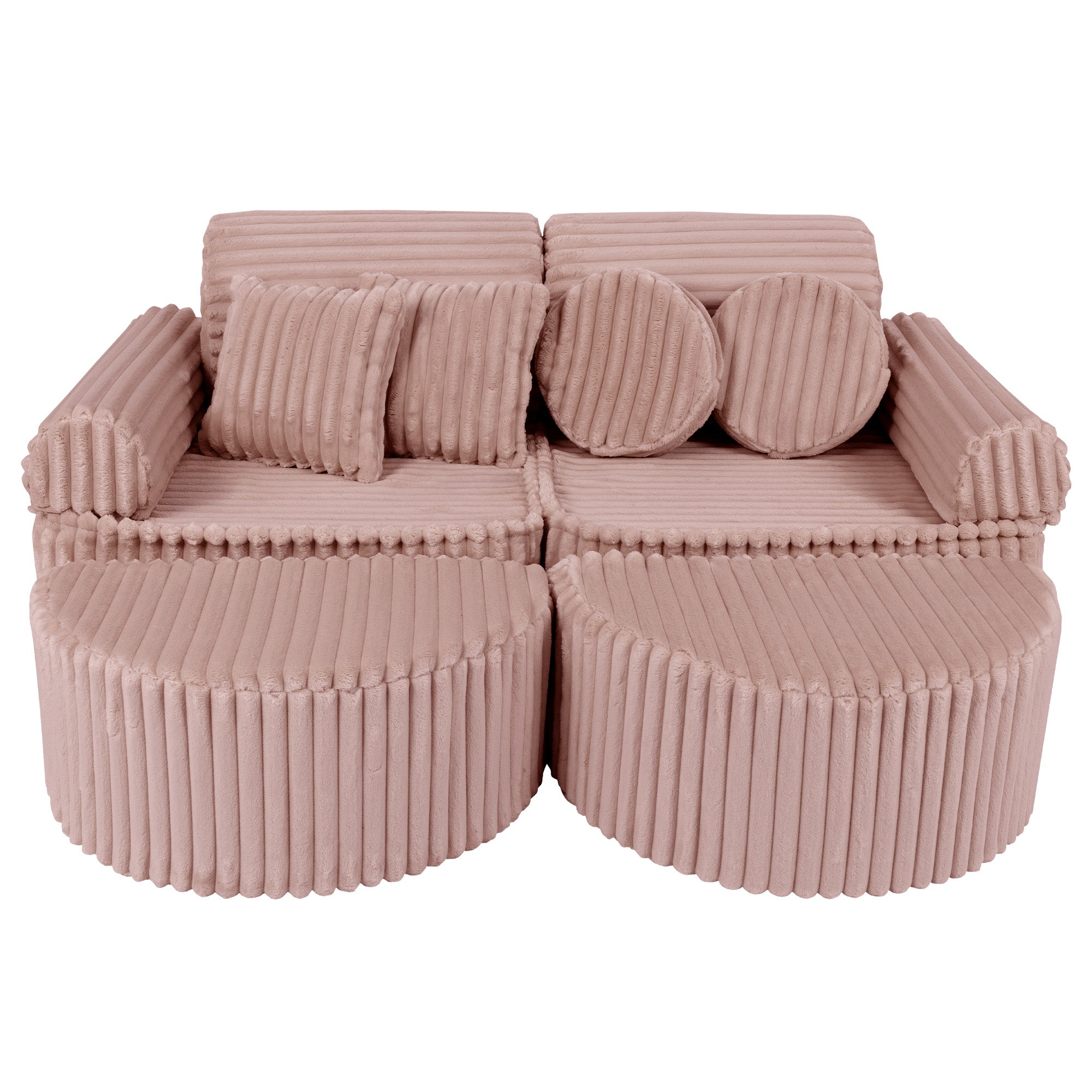 Meowbaby Churros Pocket Sofa Max Ruby Chocolate Pink
