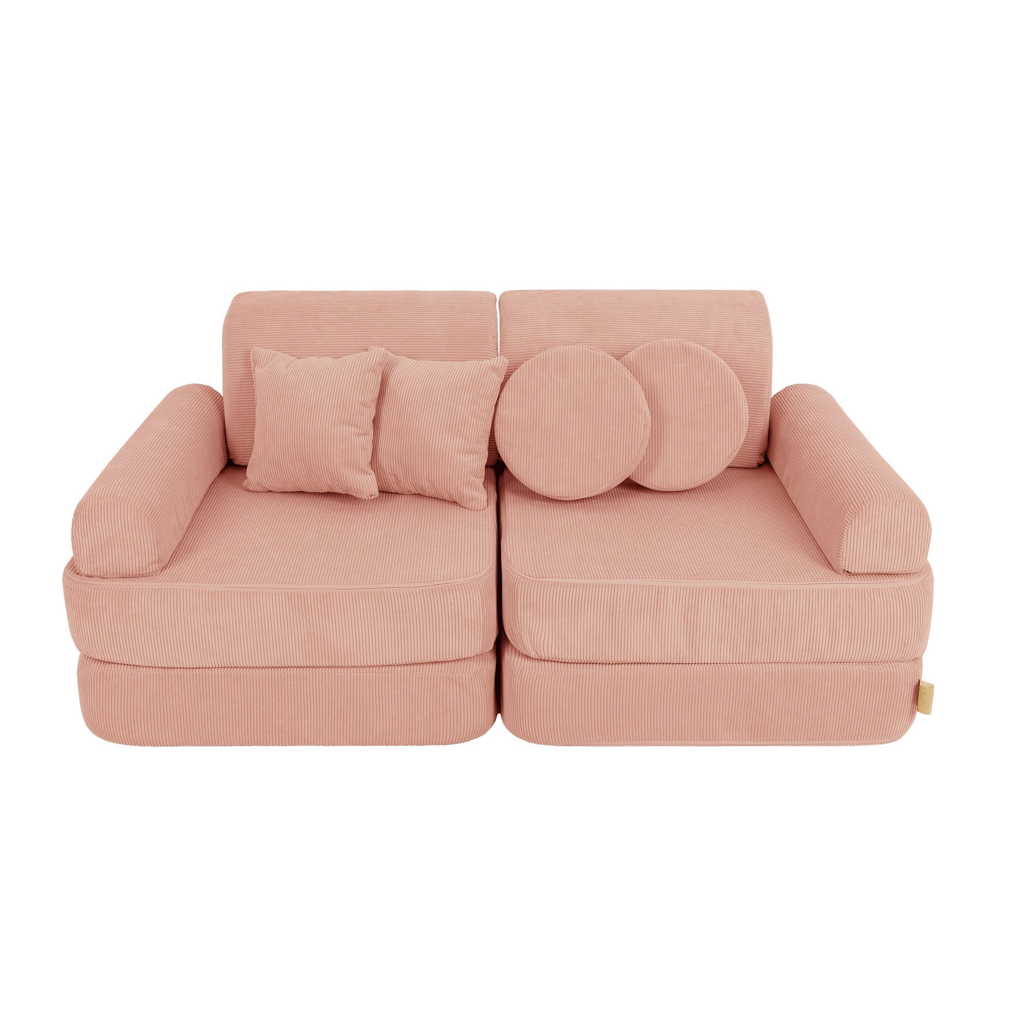 MeowBaby Slimcord Play Sofa Plus – Modular Kids Play Sofa Bed | 10 Pieces