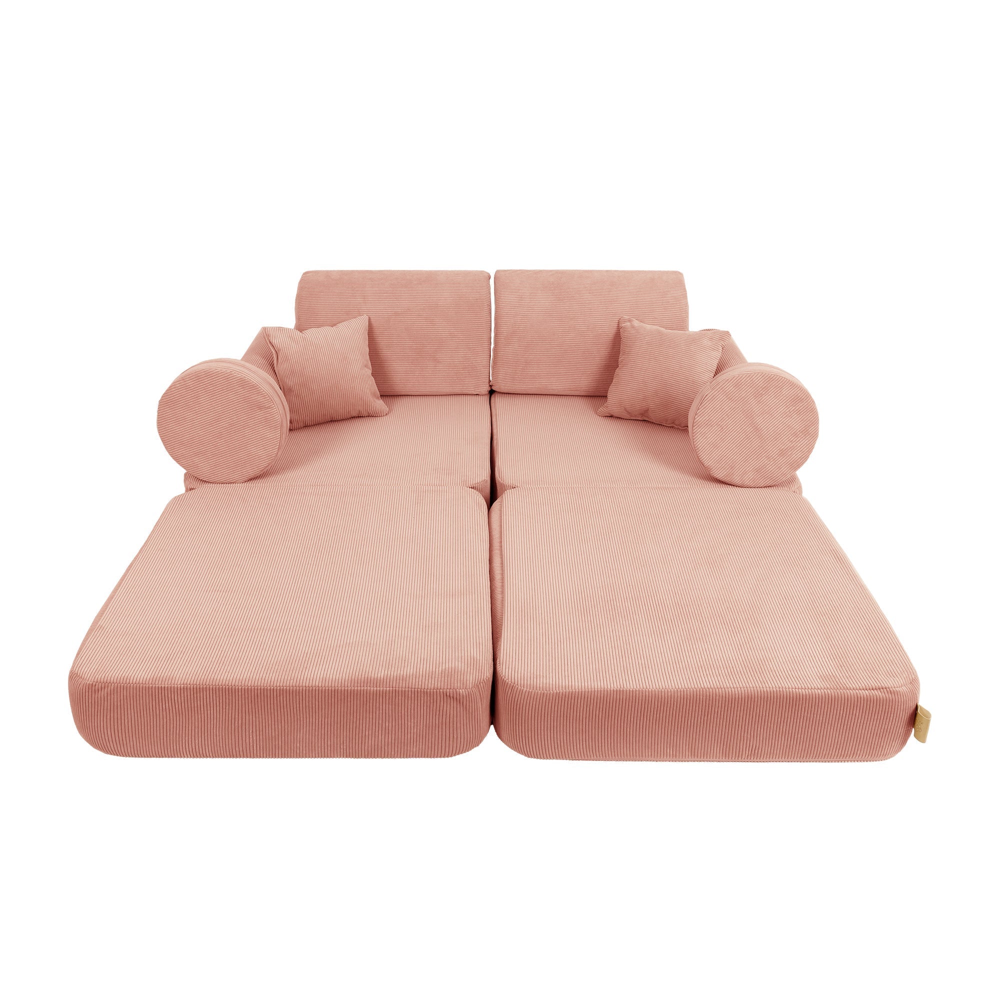 MeowBaby Slimcord Play Sofa Plus – Modular Kids Play Sofa Bed | 10 Pieces