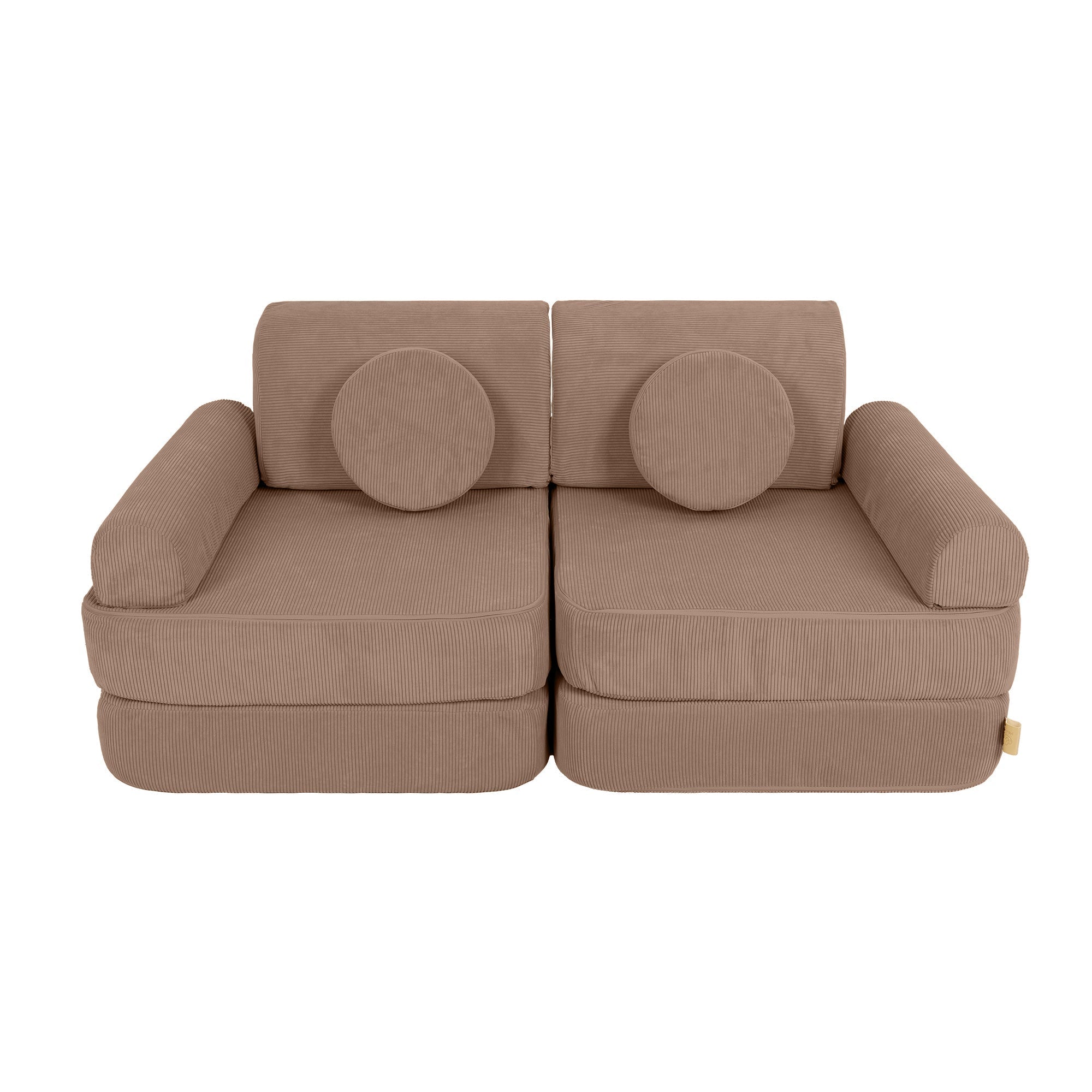 MeowBaby Slimcord Play Sofa Plus – Modular Kids Play Sofa Bed | 10 Pieces