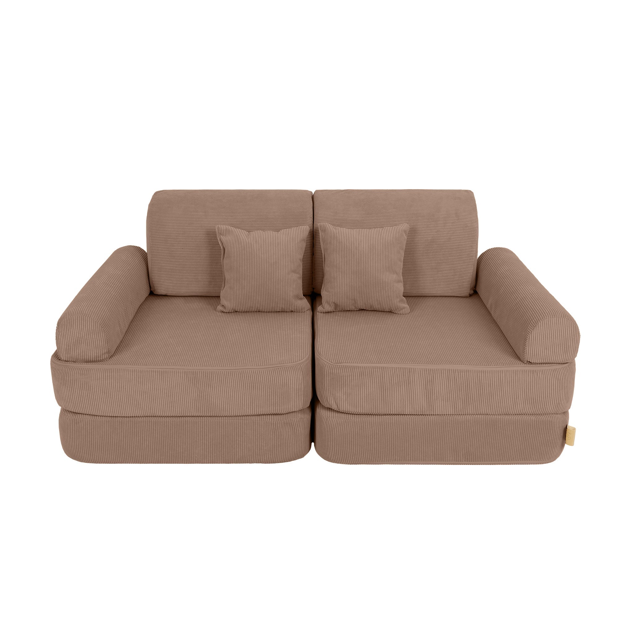 MeowBaby Slimcord Play Sofa Plus – Modular Kids Play Sofa Bed | 10 Pieces