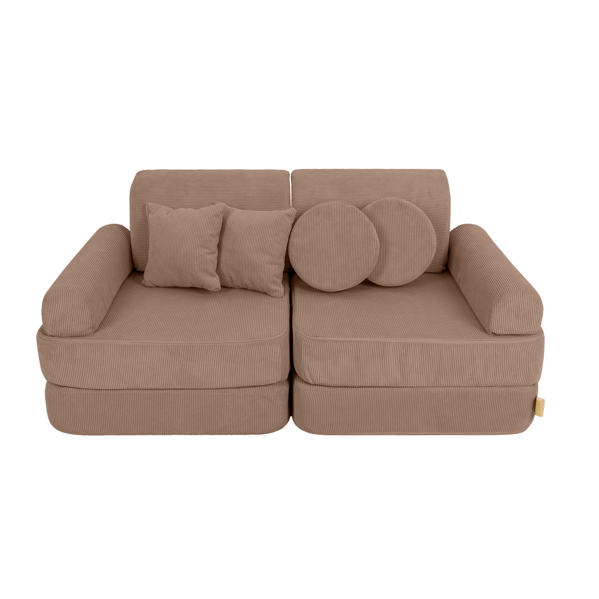 MeowBaby Slimcord Play Sofa Plus – Modular Kids Play Sofa Bed | 10 Pieces