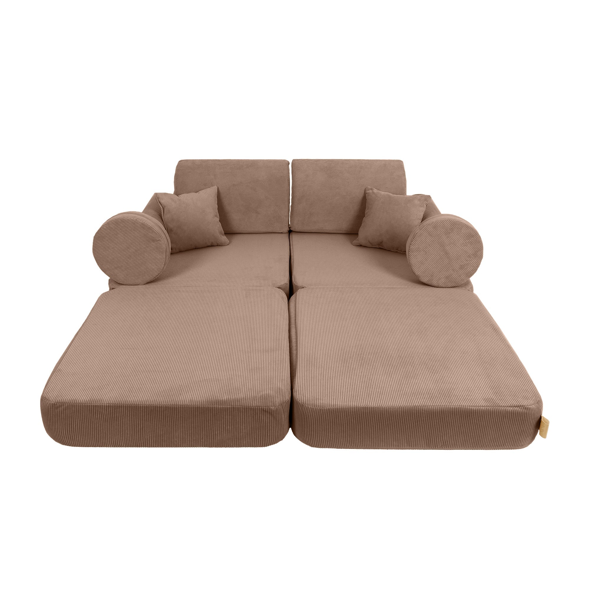 MeowBaby Slimcord Play Sofa Plus – Modular Kids Play Sofa Bed | 10 Pieces