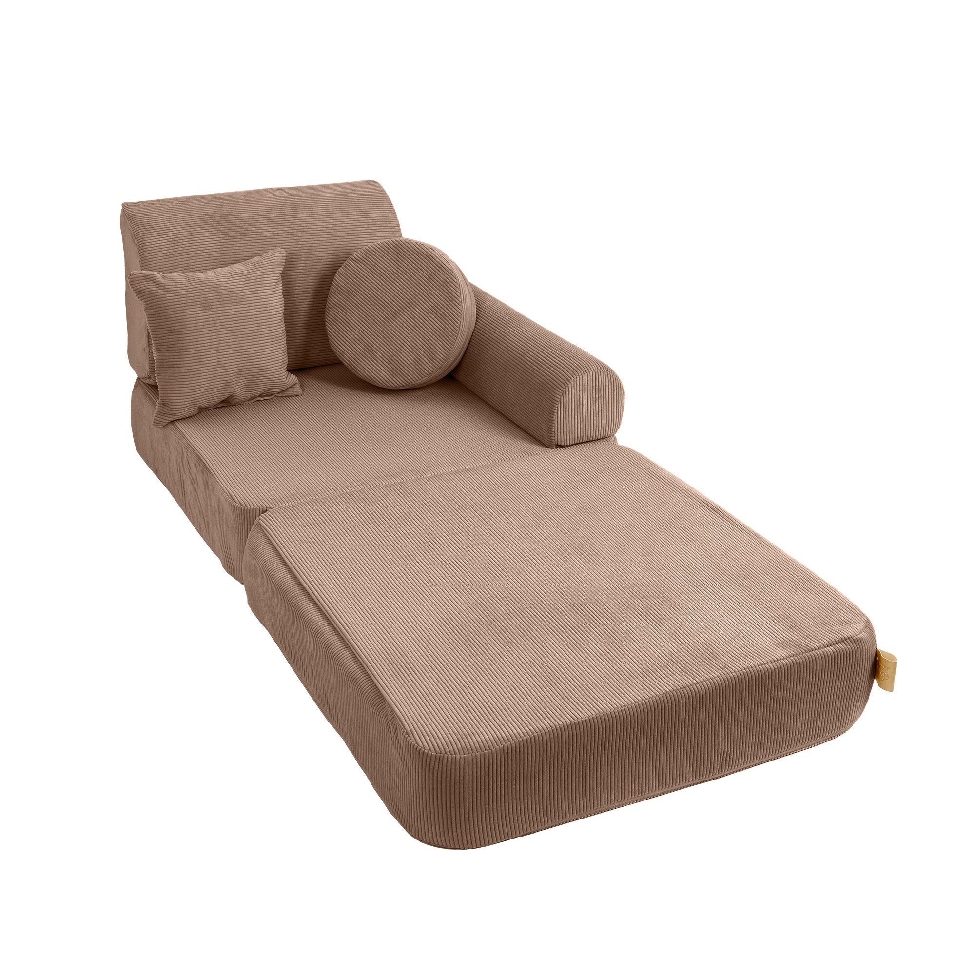 MeowBaby Slimcord Play Sofa Plus – Modular Kids Play Sofa Bed | 10 Pieces