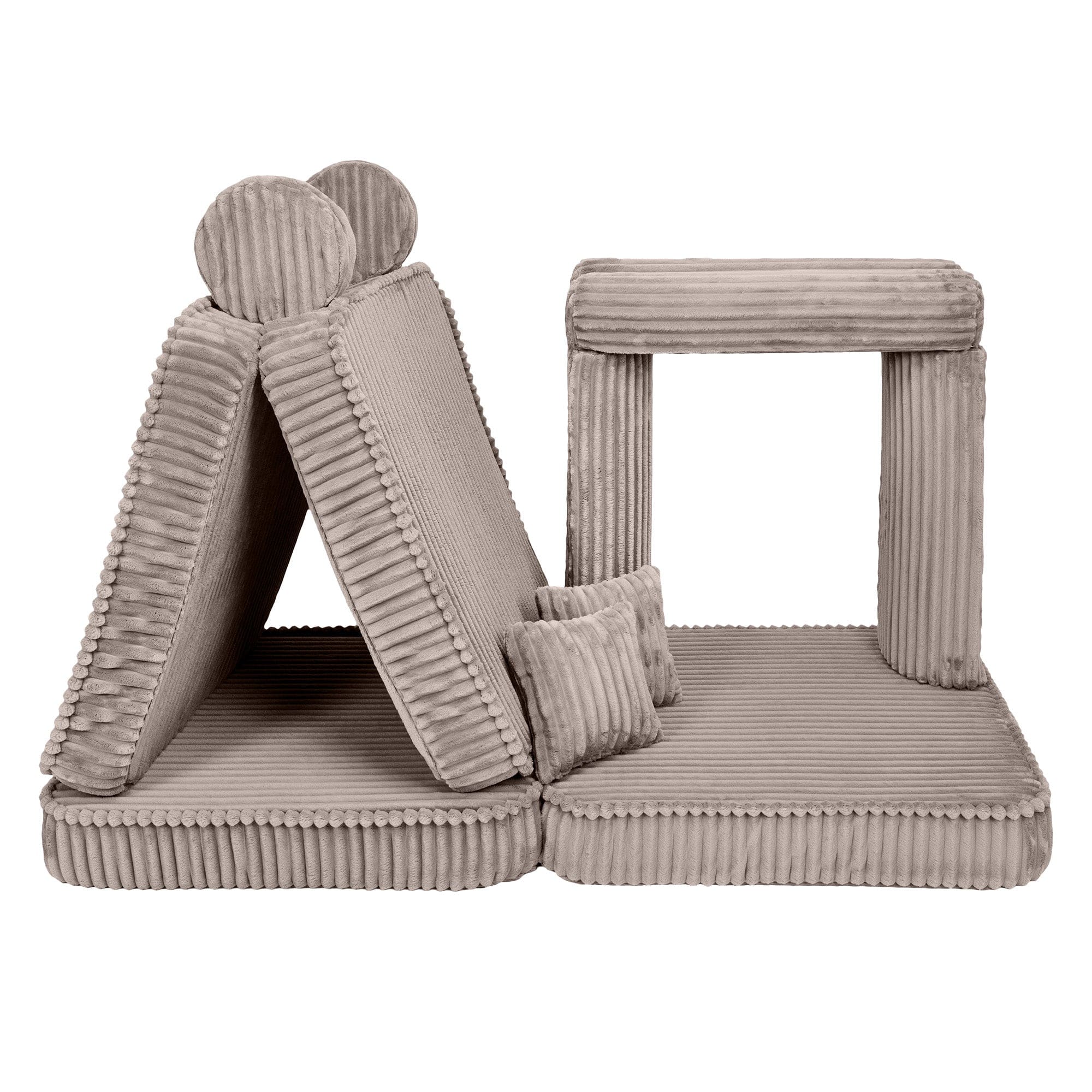 Meowbaby Kids Play Sofa - Modular Play Couch | 10 Pieces | Churros