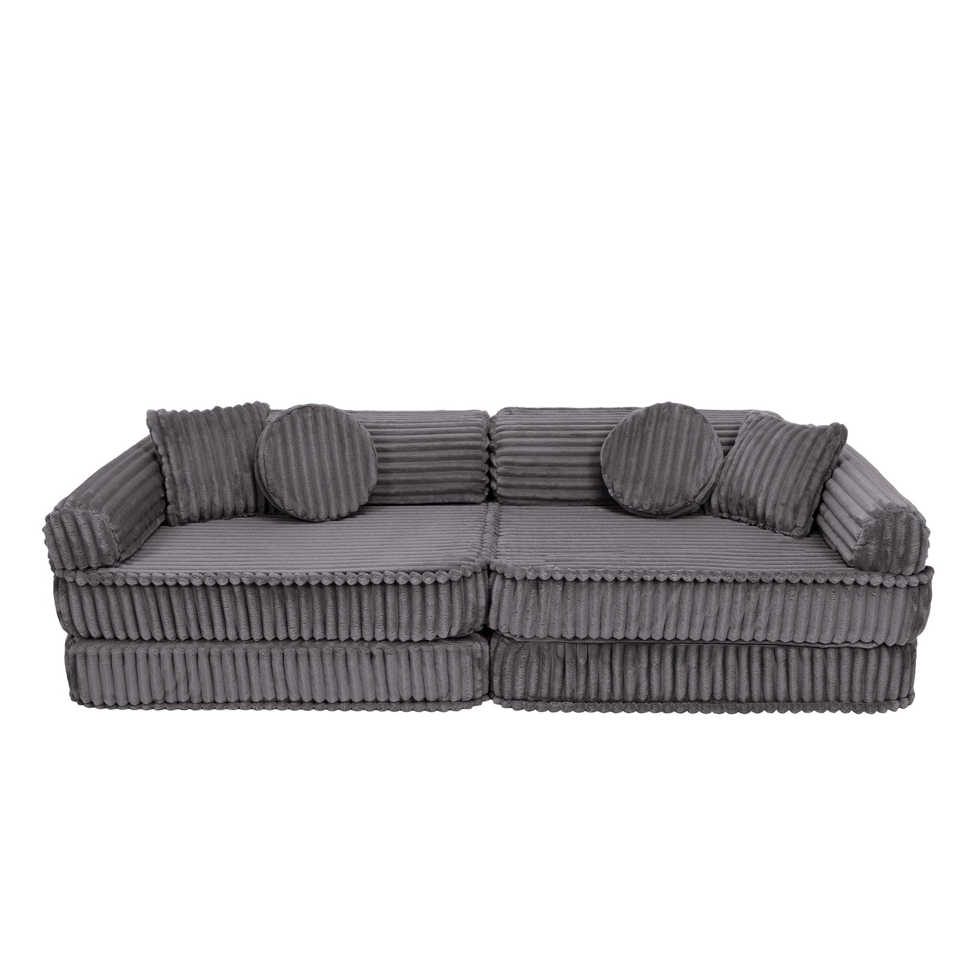 Meowbaby Kids Play Sofa - Modular Play Couch | 10 Pieces | Churros