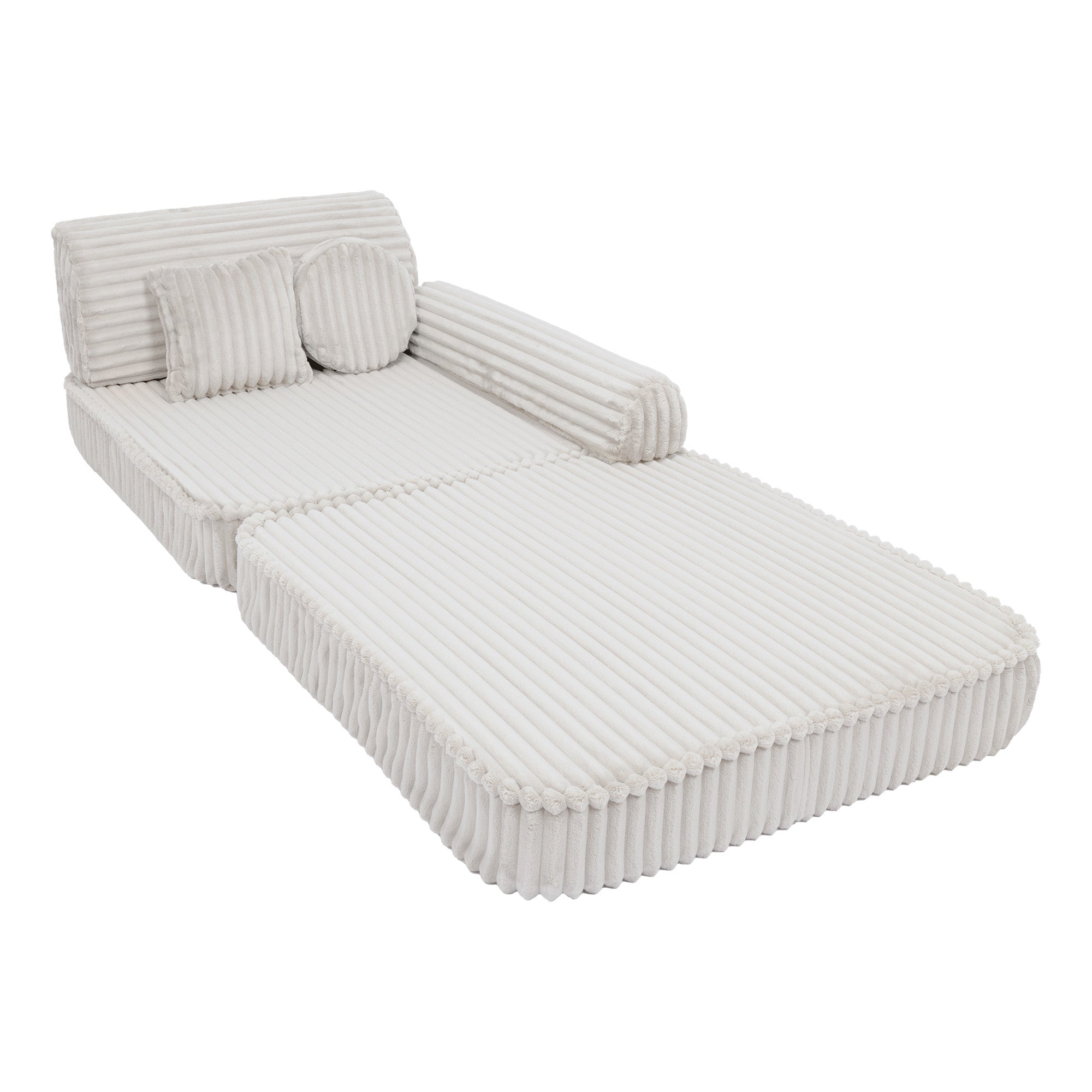 Meowbaby Kids Play Sofa - Modular Play Couch | 10 Pieces | Churros