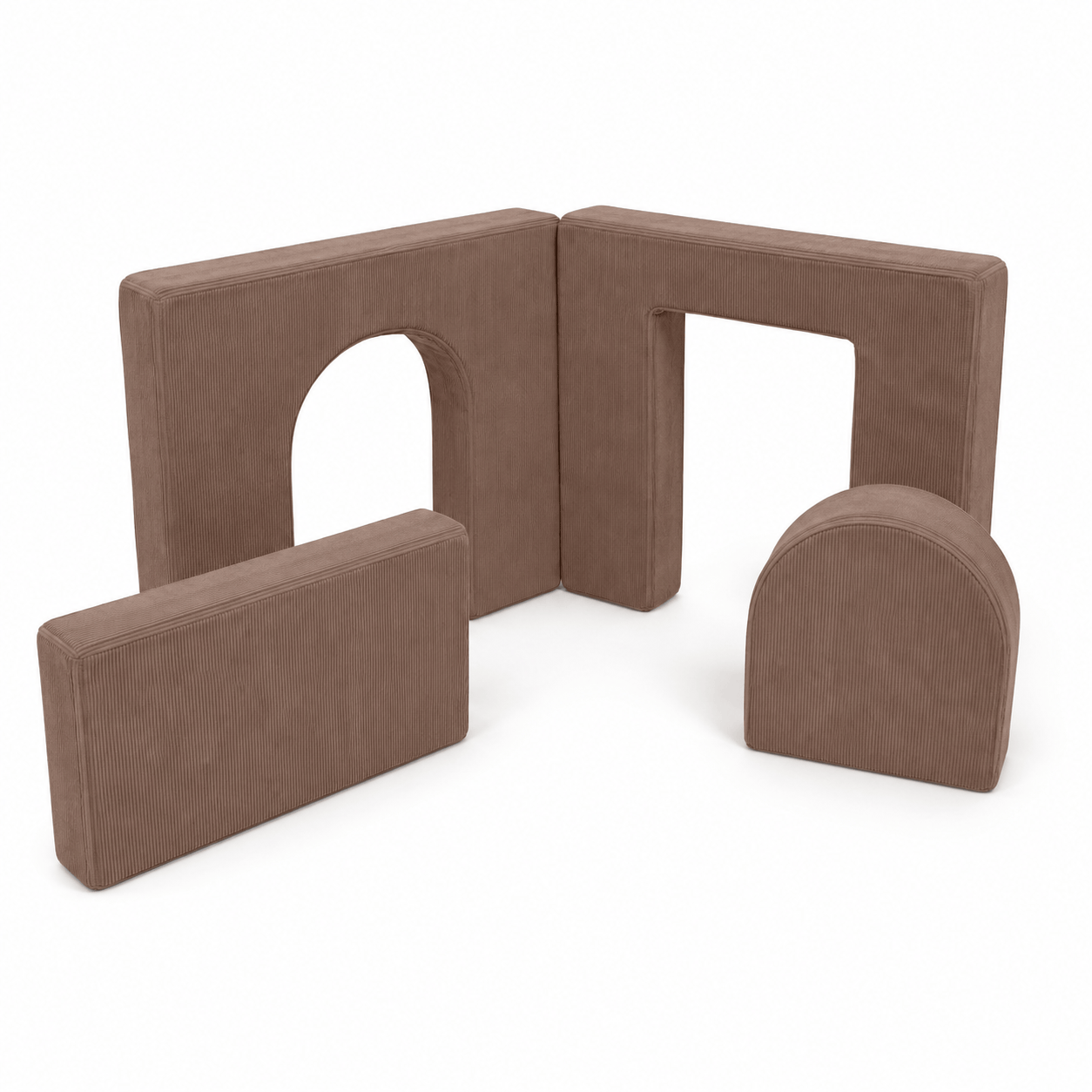 Meowbaby Piankowy Plac Zabaw dla Dzieci Archway | 4 elementy | Premium | 160 cm | Slimcord
