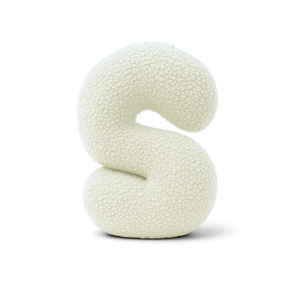 Meowbaby Alphabet Letter Pillow Cream | Bearly