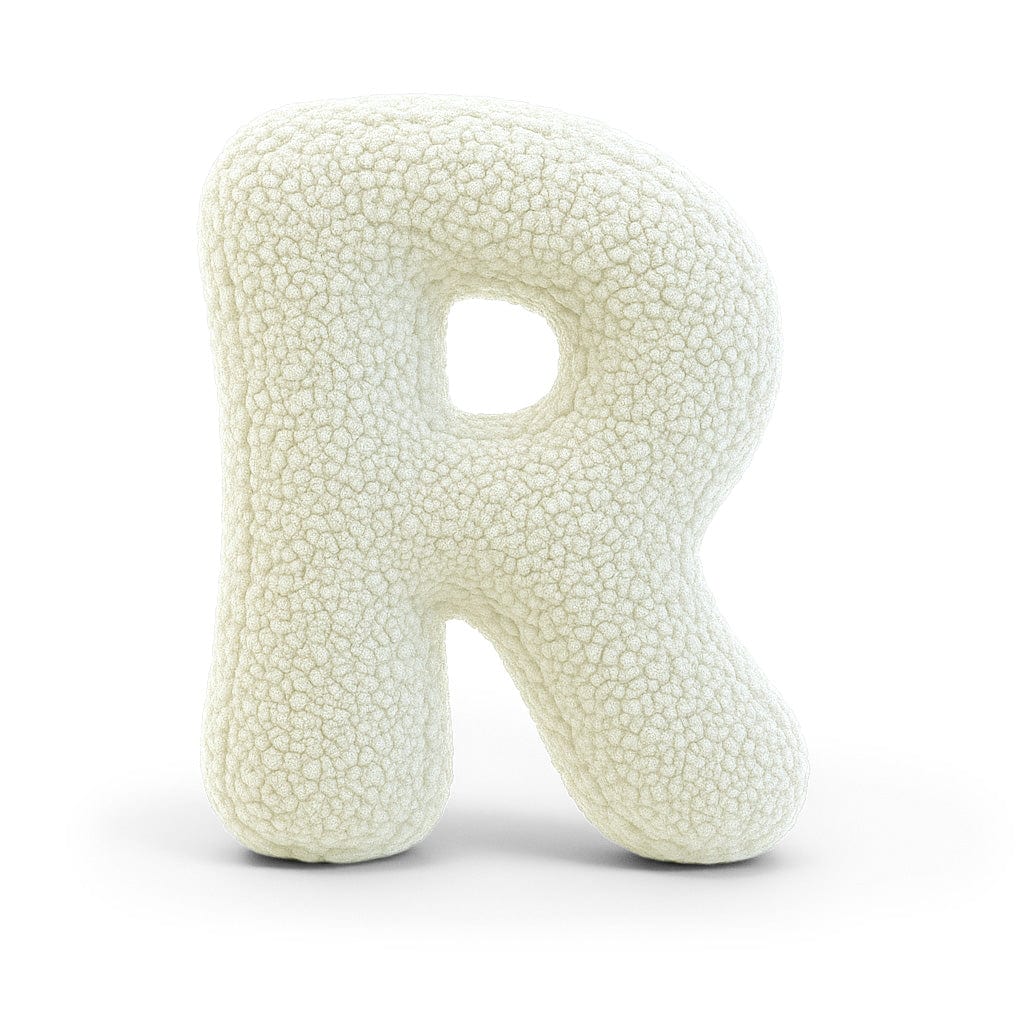 Meowbaby Alphabet Letter Pillow Cream | Bearly