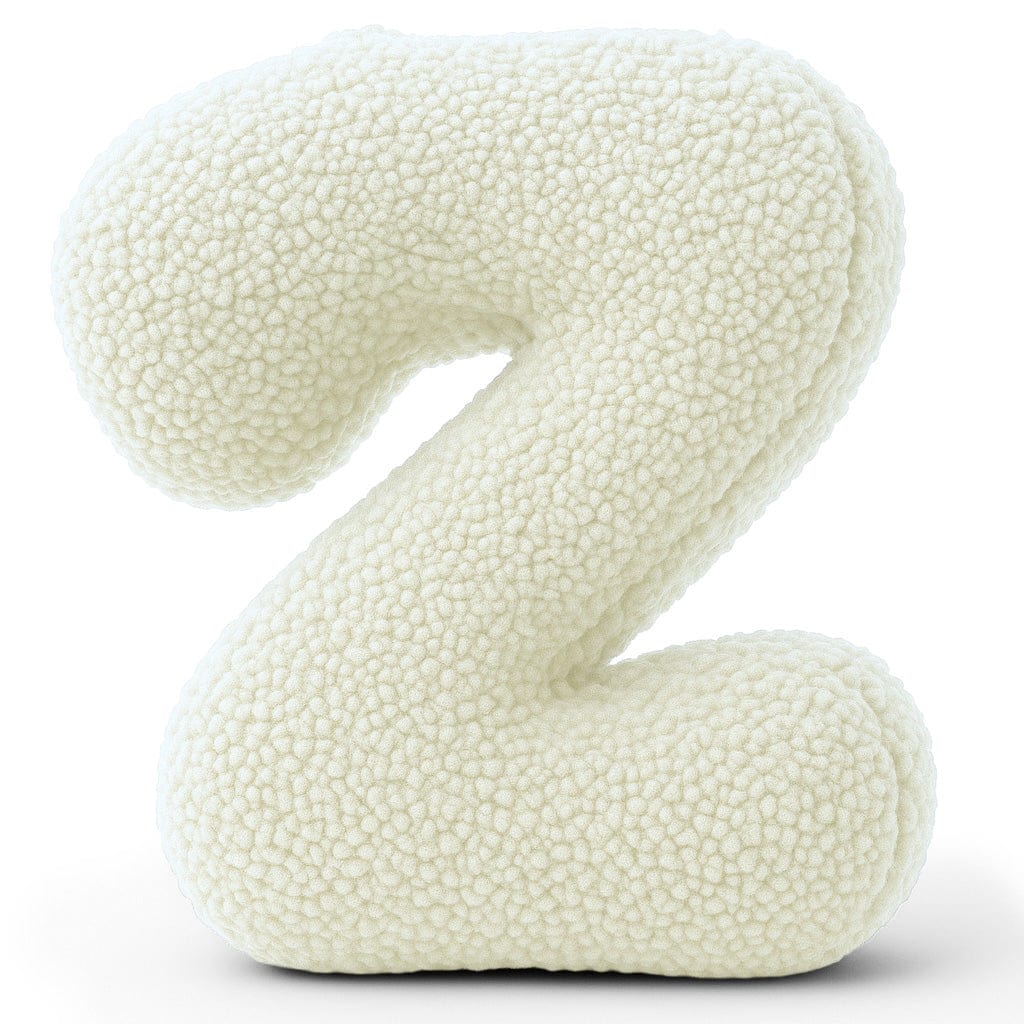 Meowbaby Alphabet Letter Pillow Cream | Bearly