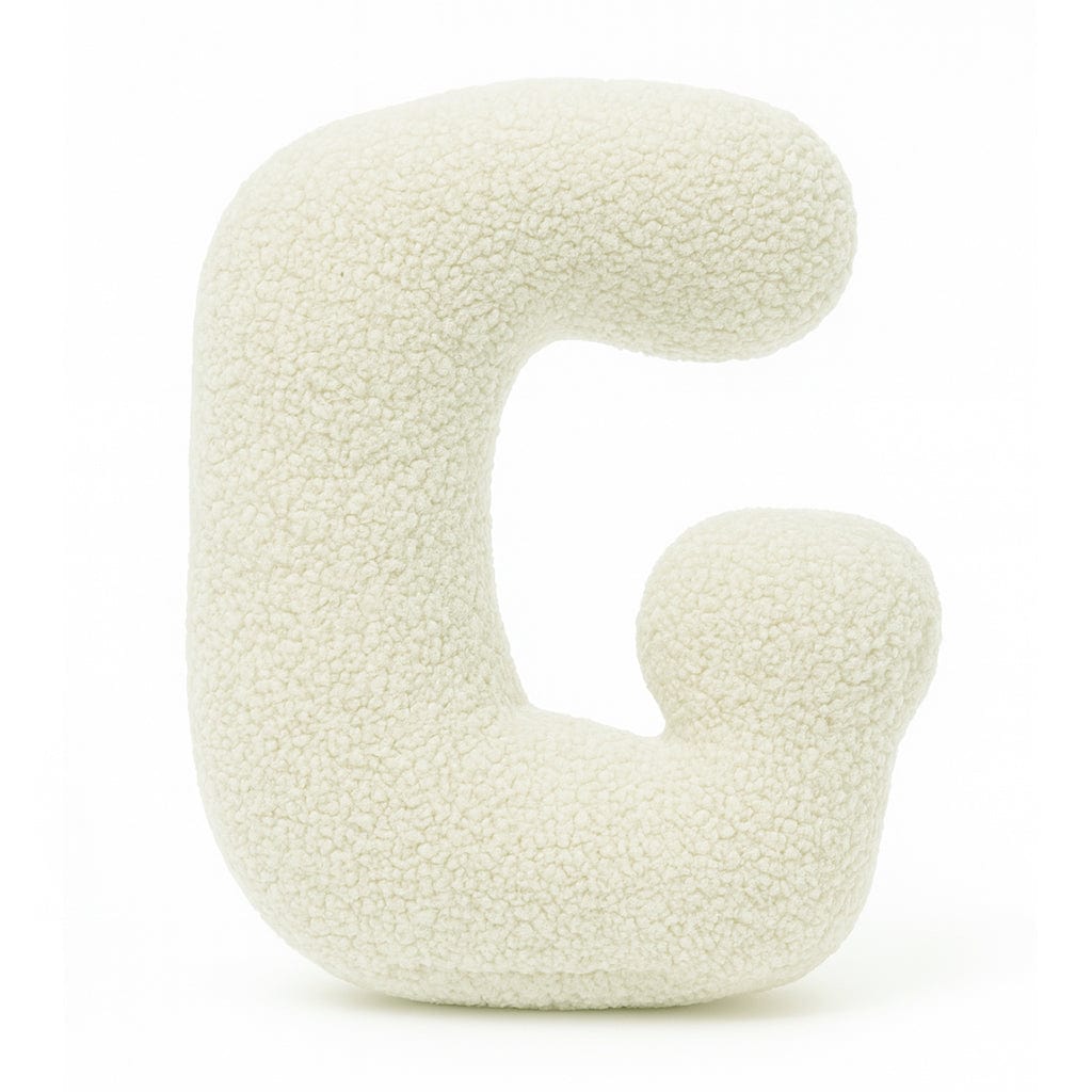 Meowbaby Alphabet Letter Pillow Cream | Bearly