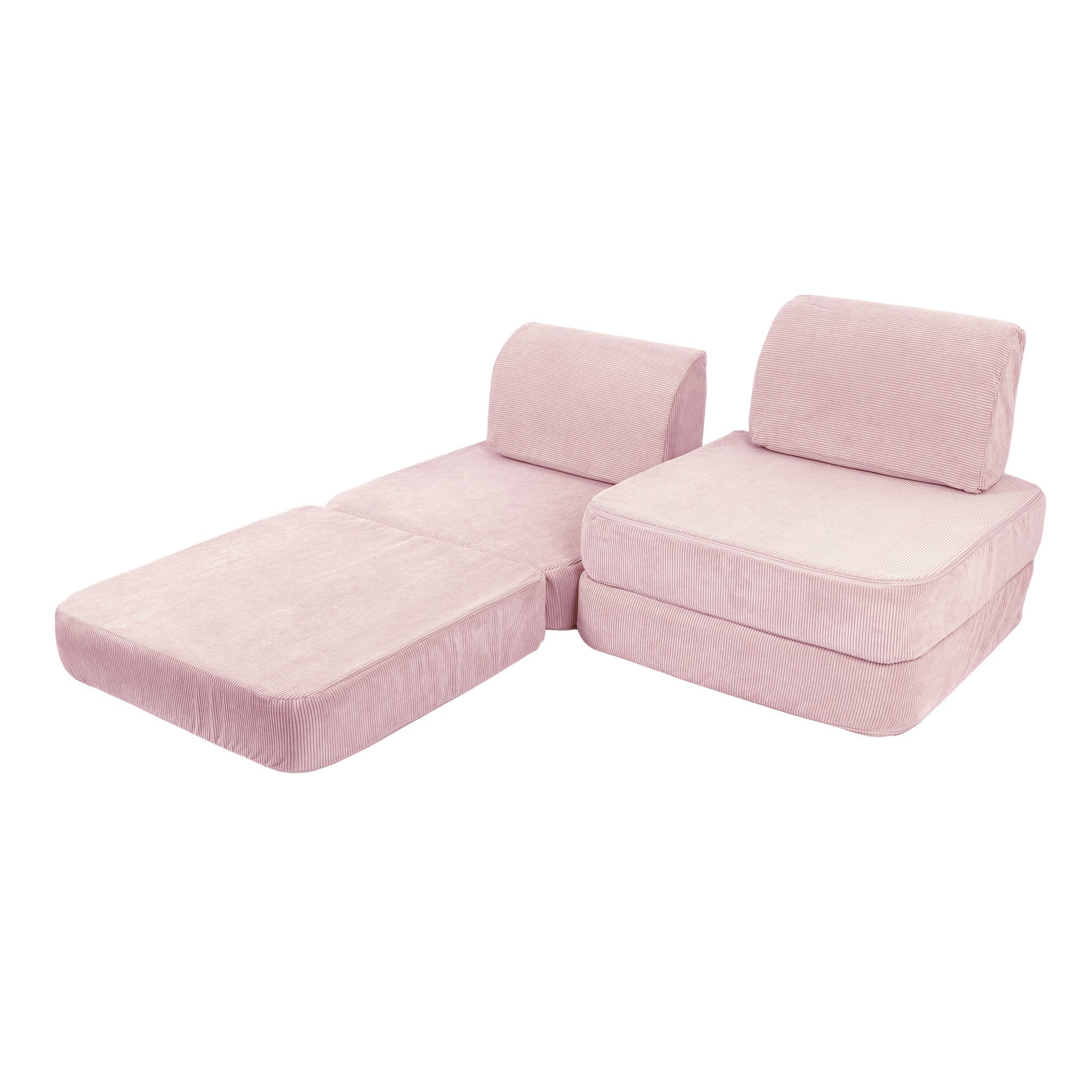 Slimcord Sofa Basic – Modular Kids Play Sofa Bed | 4 Pieces