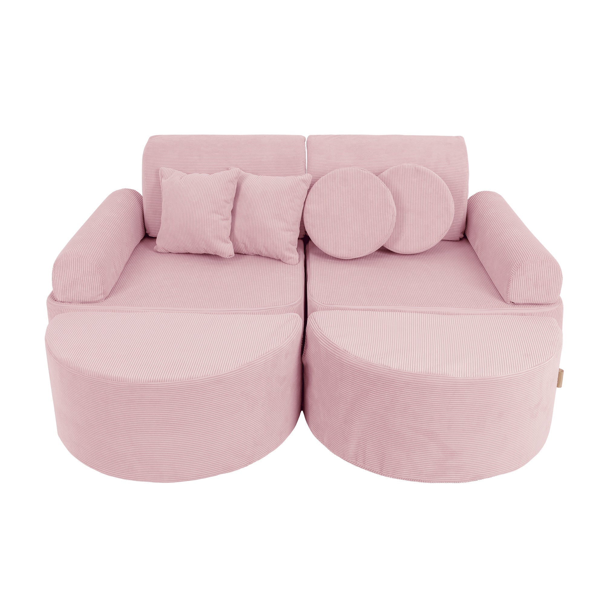 MeowBaby Slimcord Play Sofa Max – Modular Kids Play Sofa Bed | 12 Pieces