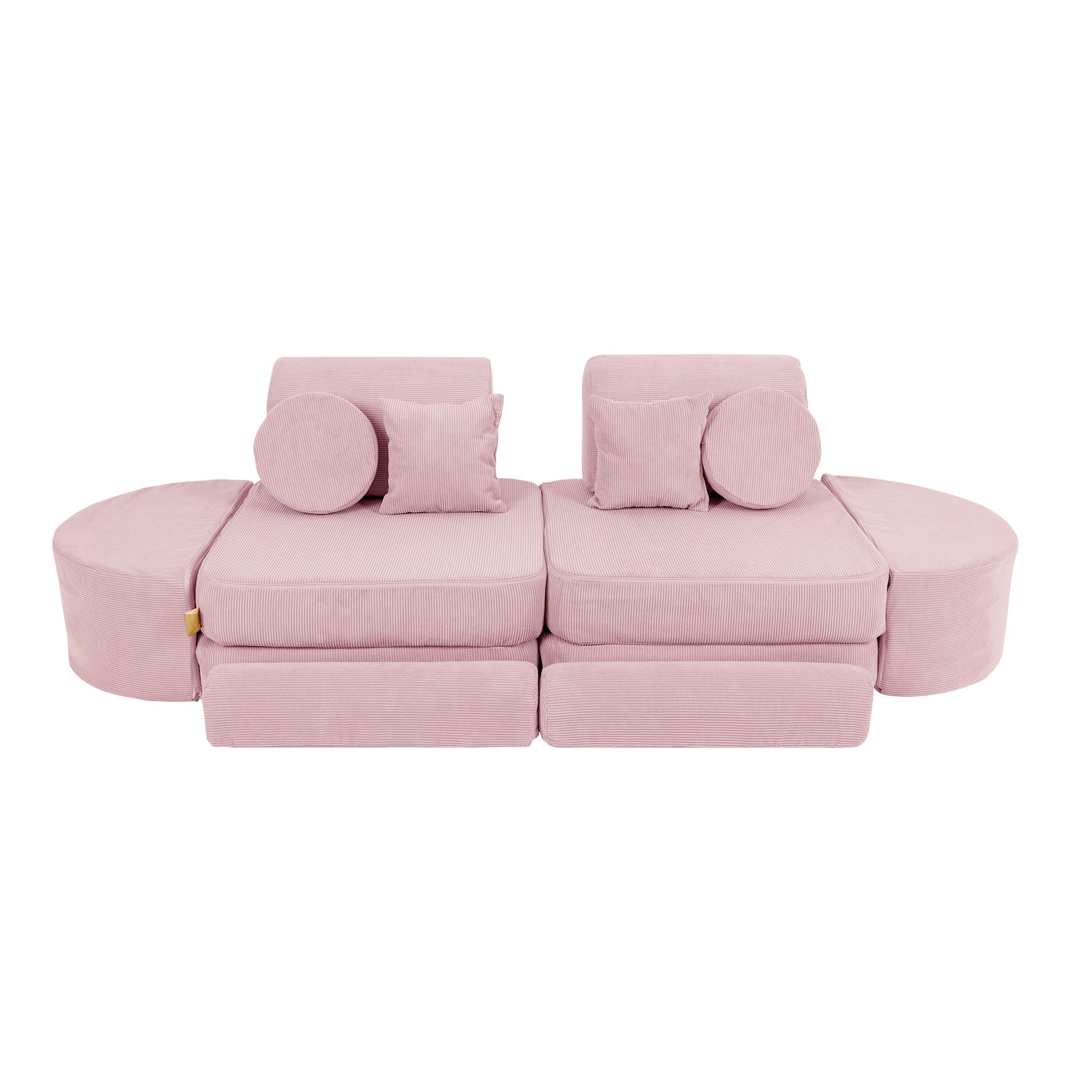 MeowBaby Slimcord Play Sofa Max – Modular Kids Play Sofa Bed | 12 Pieces