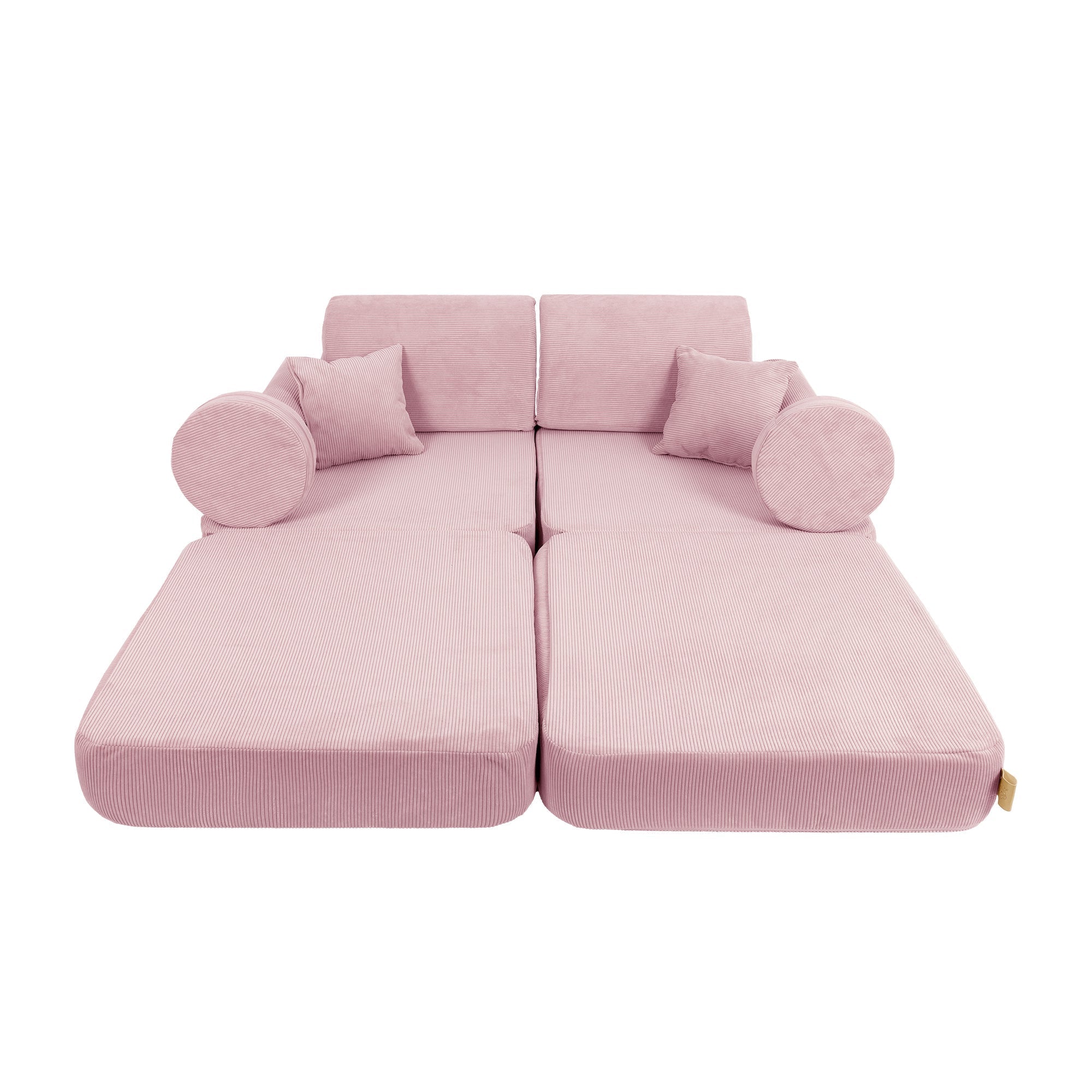 MeowBaby Slimcord Play Sofa Plus – Modular Kids Play Sofa Bed | 10 Pieces