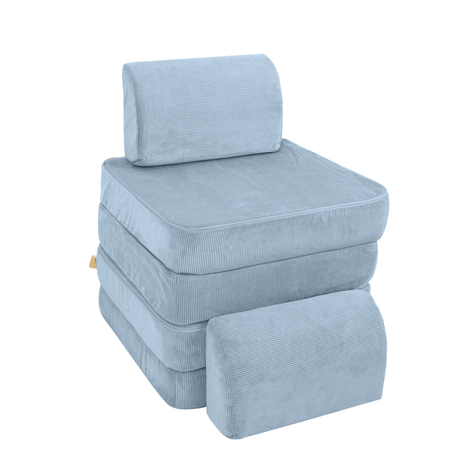 Slimcord Sofa Basic – Modular Kids Play Sofa Bed | 4 Pieces