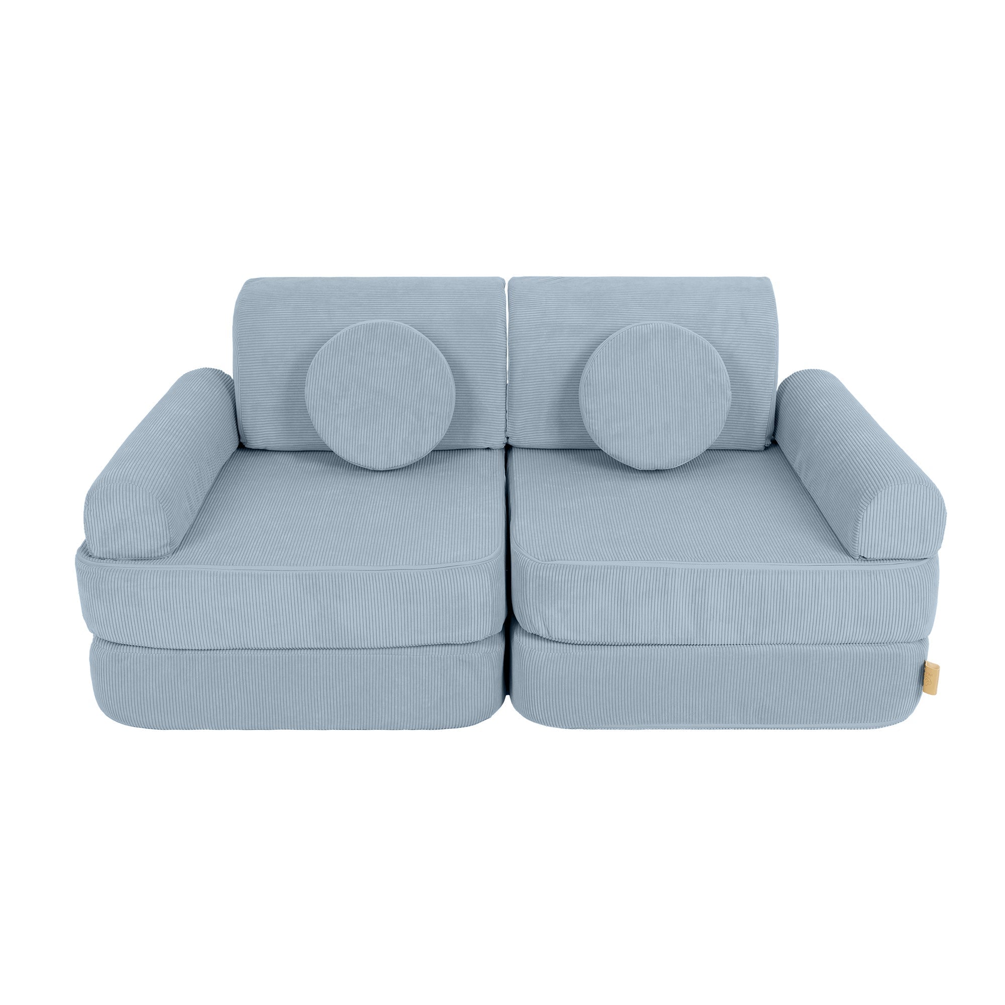 MeowBaby Slimcord Play Sofa Plus – Modular Kids Play Sofa Bed | 10 Pieces