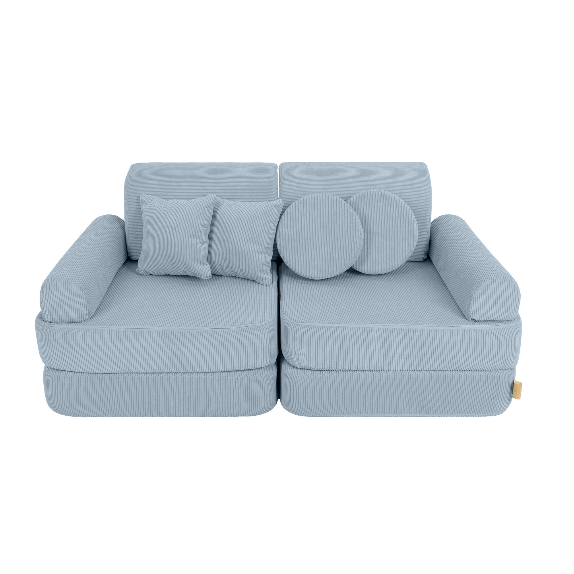 MeowBaby Slimcord Play Sofa Plus – Modular Kids Play Sofa Bed | 10 Pieces