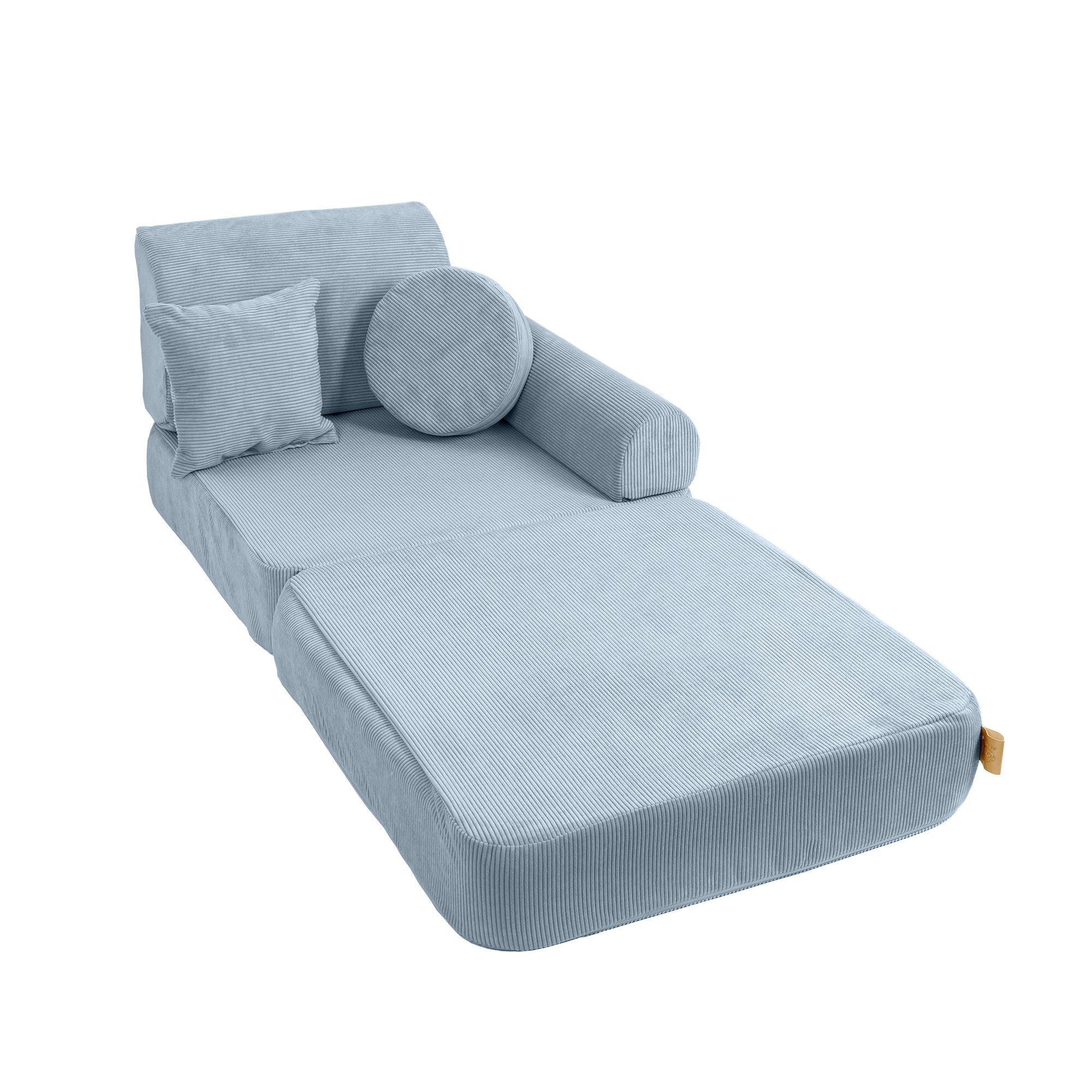 MeowBaby Slimcord Play Sofa Plus – Modular Kids Play Sofa Bed | 10 Pieces