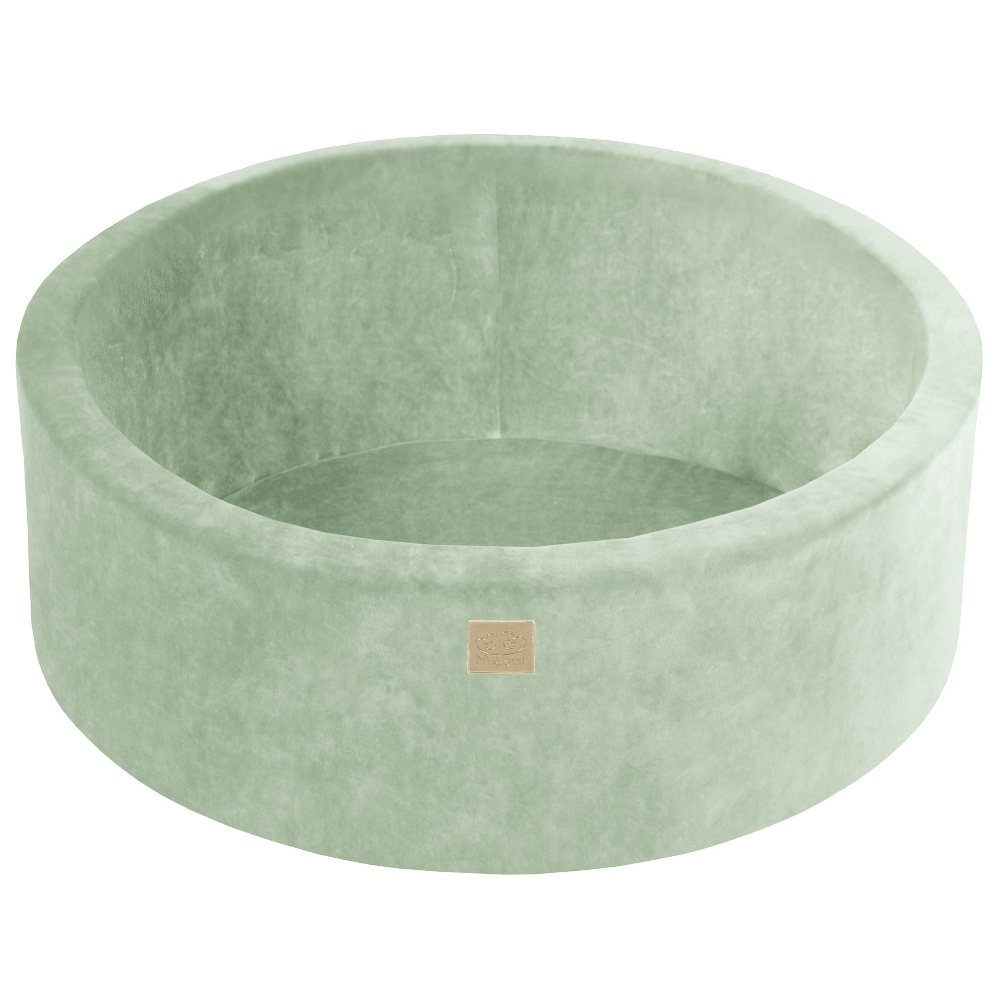 Velvet Foam Baby Ball Pit Sage Green
