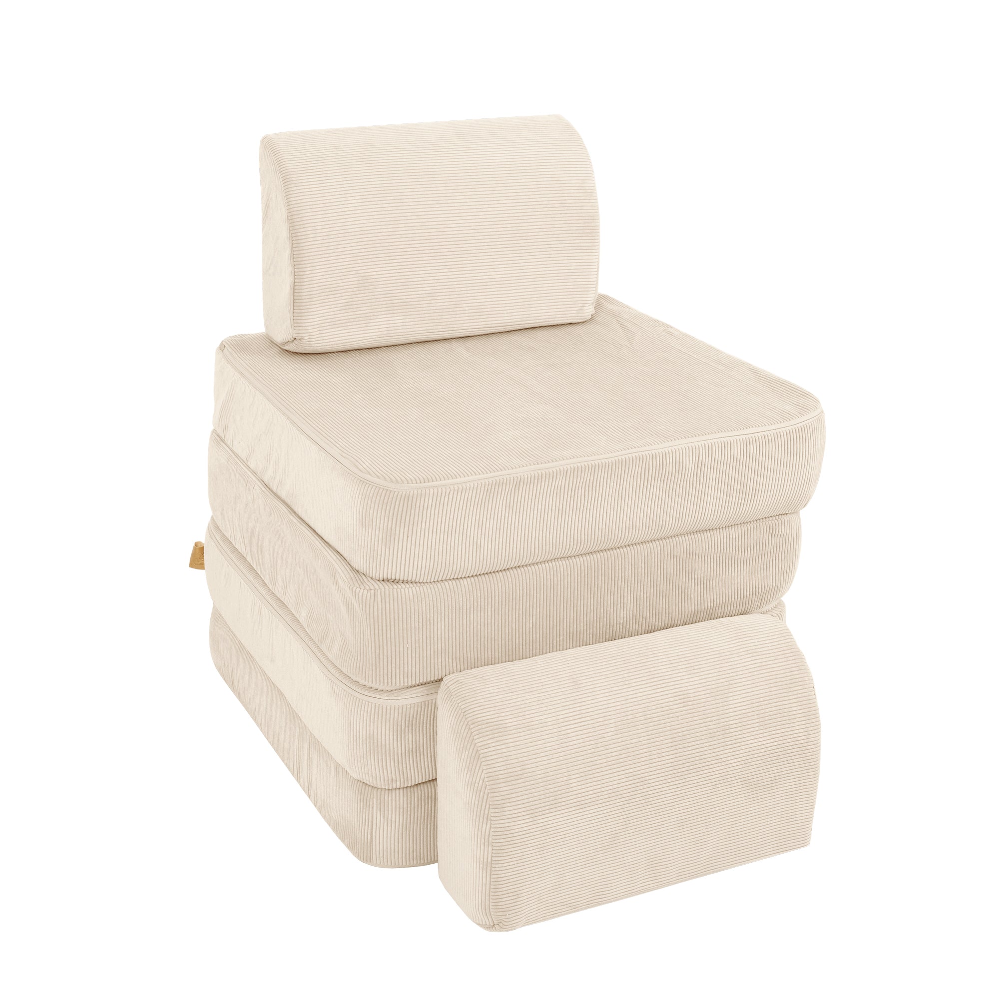 Slimcord Sofa Basic – Modular Kids Play Sofa Bed | 4 Pieces