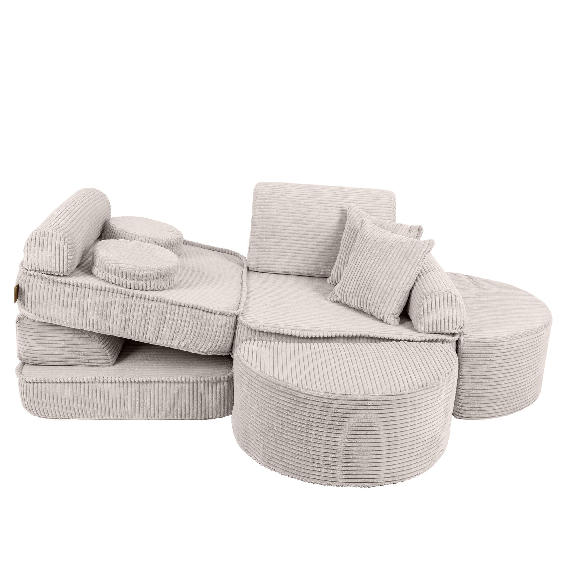 Aesthetic Sofa Max – Modular Kids Play Sofa Bed | 12 Pieces