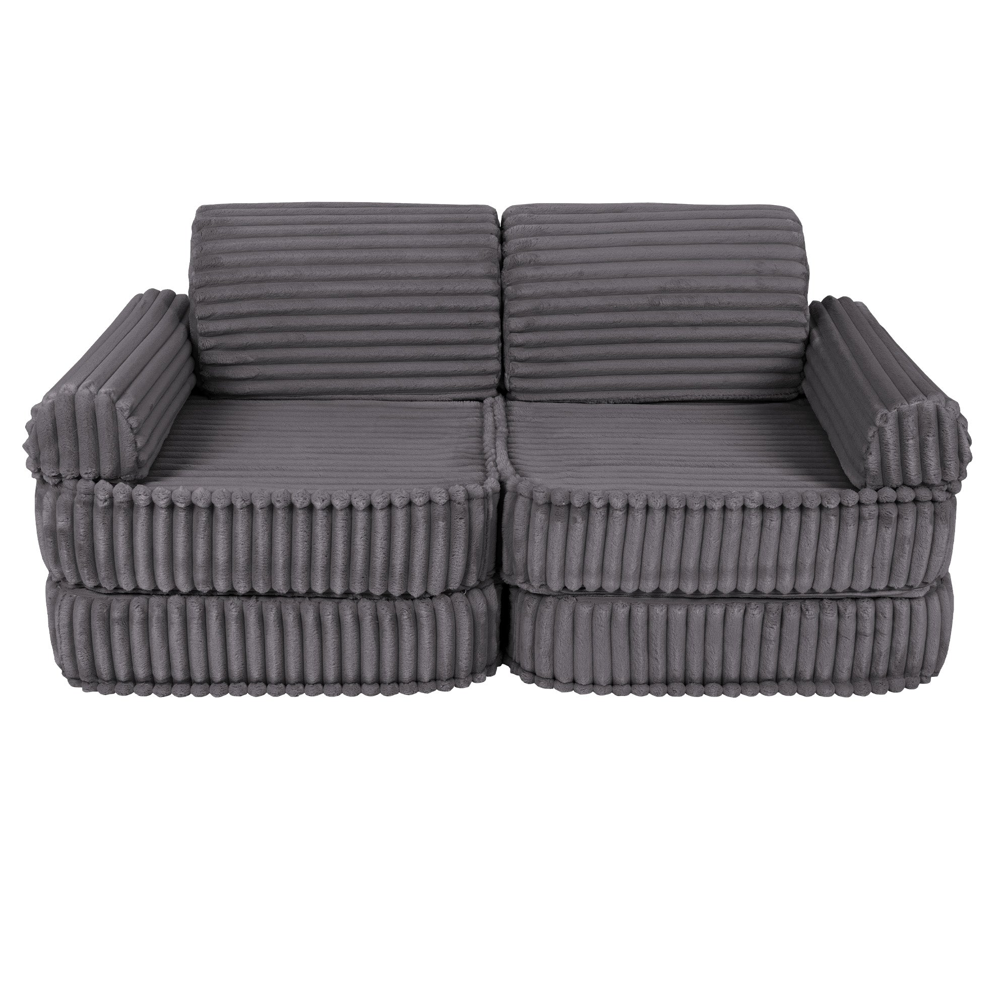 Meowbaby Churros Pocket Sofa Plus Jurassic Grey