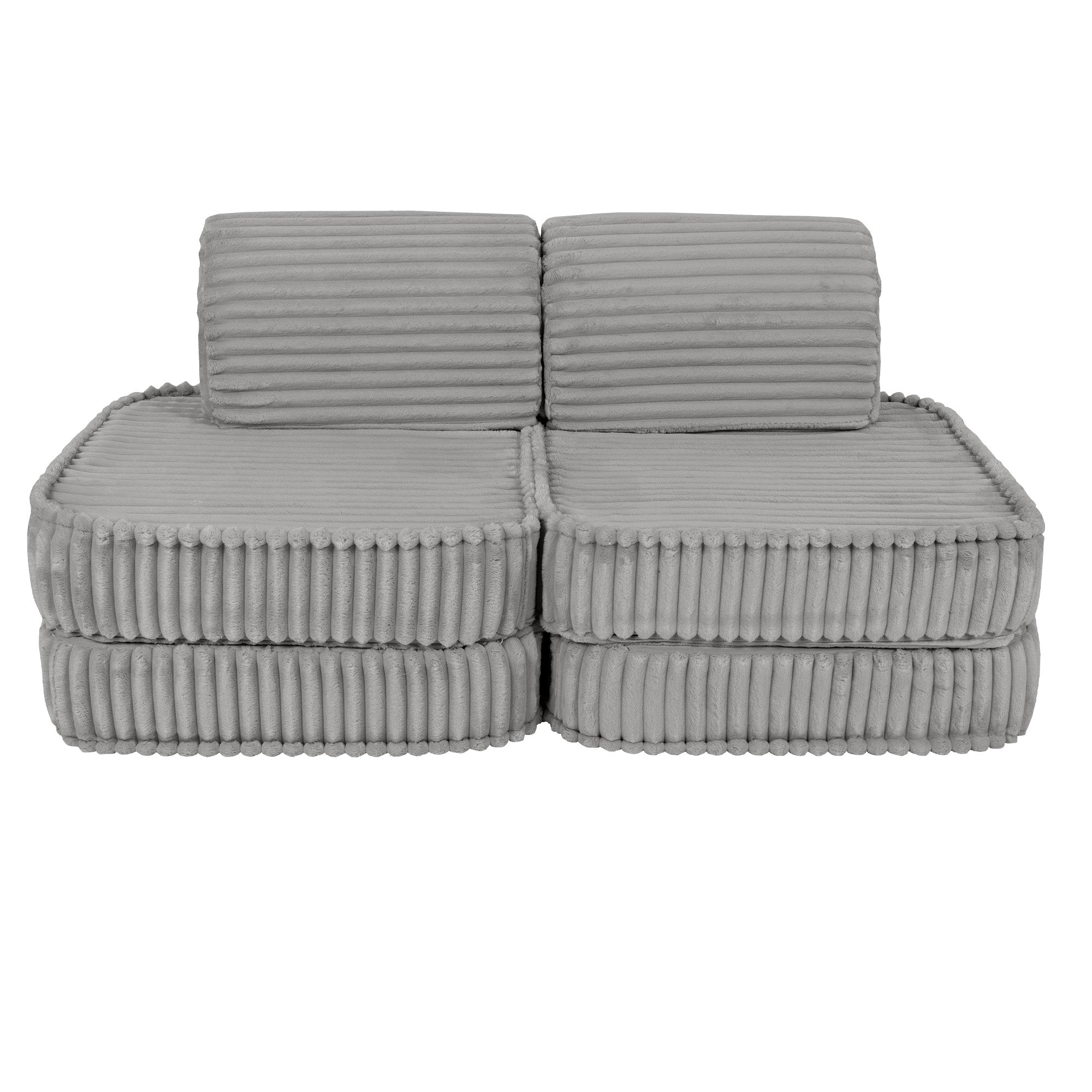 Meowbaby Churros Pocket Sofa Basic Moon Dust Grey