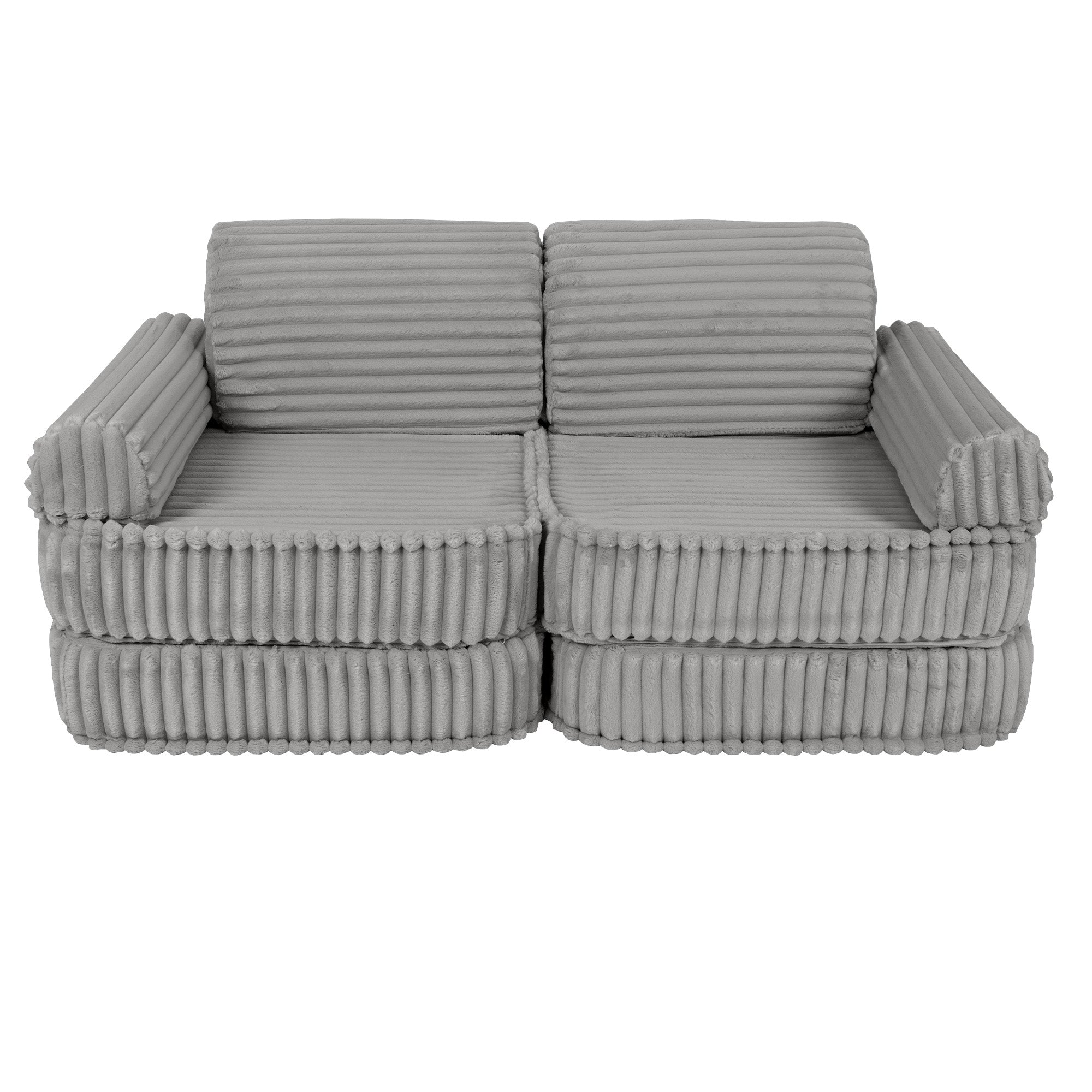 Meowbaby Churros Pocket Sofa Plus Moon Dust Grey