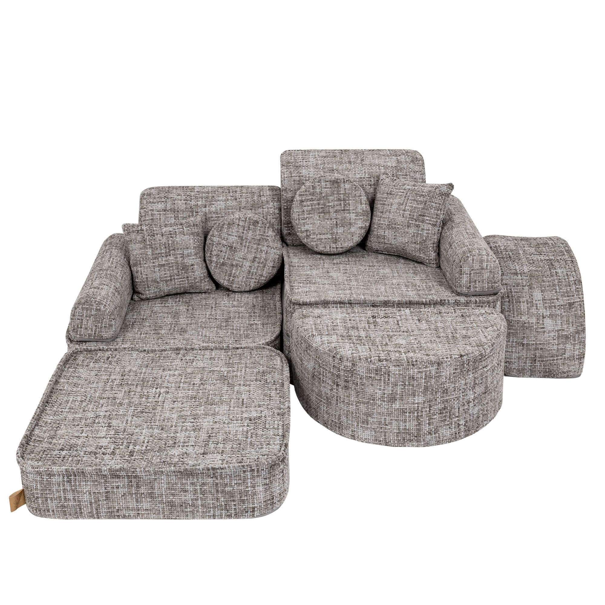 Meowbaby Tangle Pocket Sofa Max Moon Grey