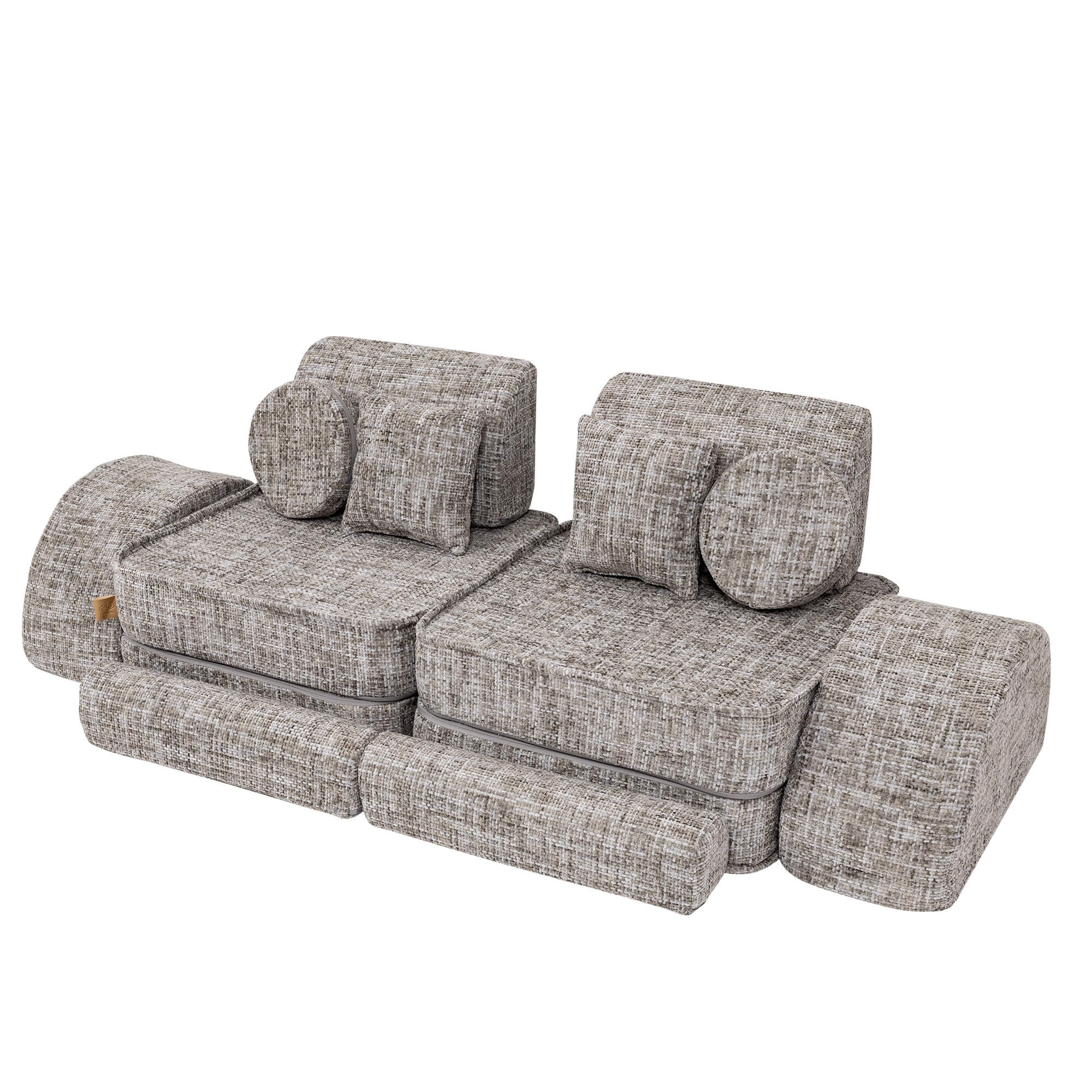 Meowbaby Tangle Pocket Sofa Max Moon Grey