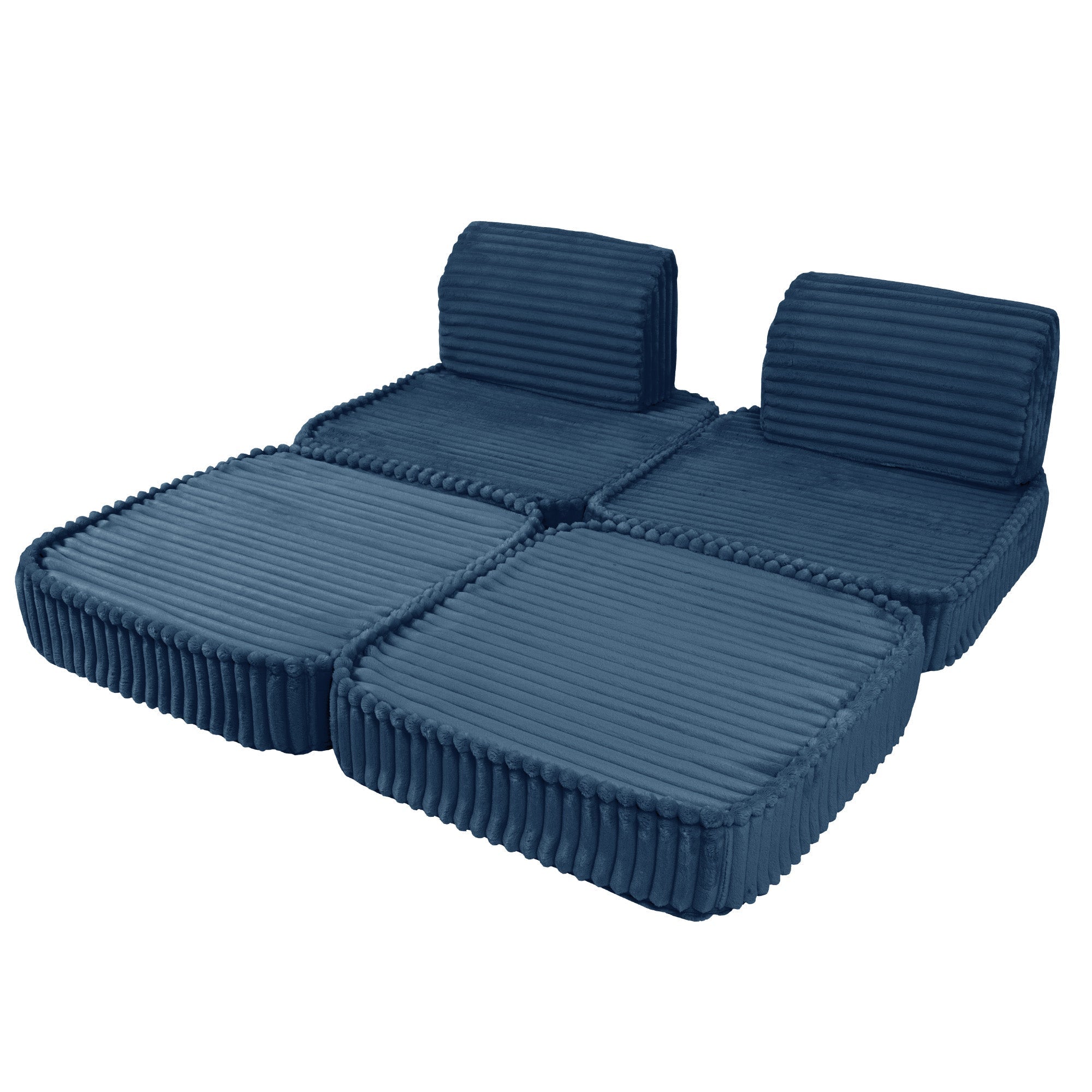 Meowbaby Churros Pocket Sofa Basic Midnight Blue