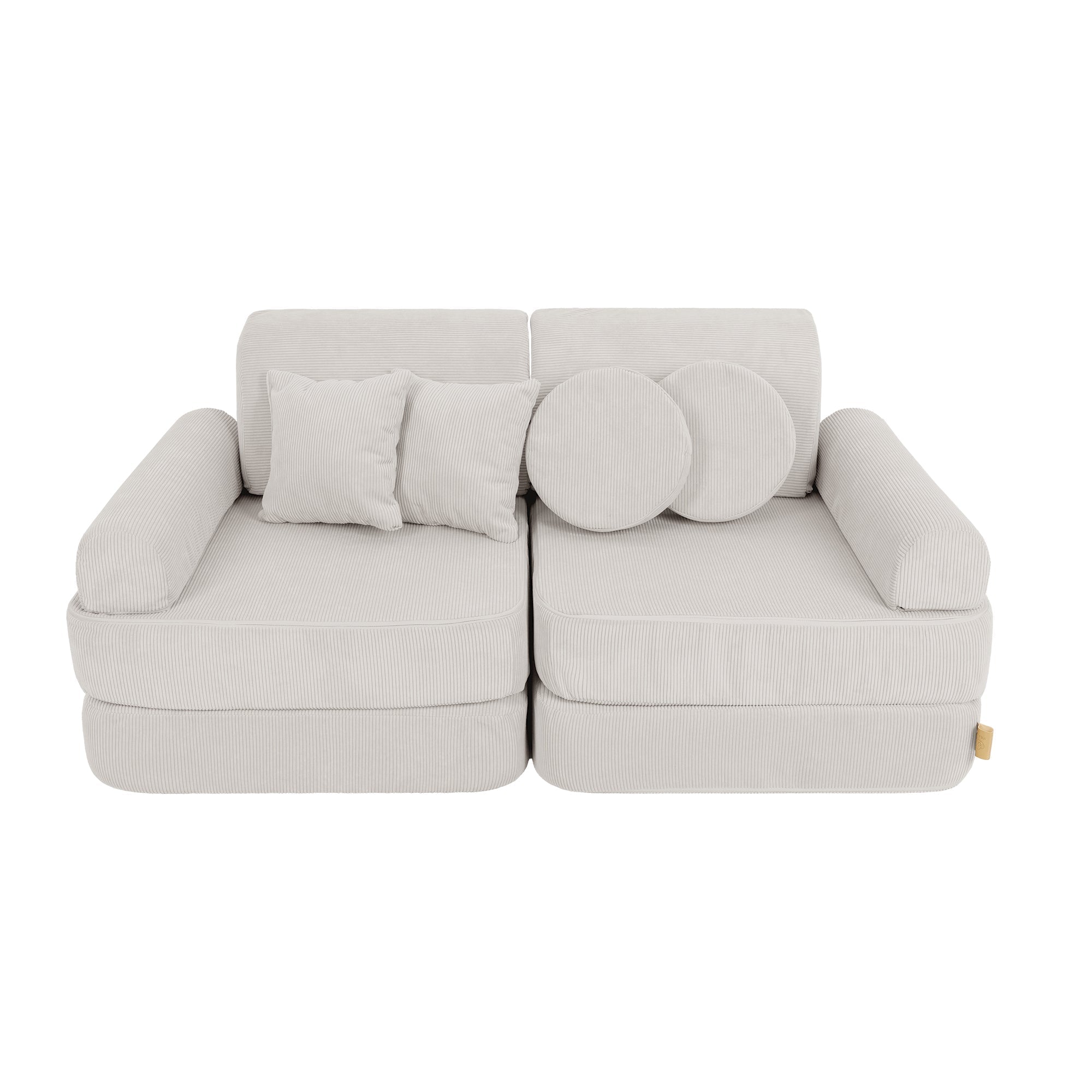 MeowBaby Slimcord Play Sofa Plus – Modular Kids Play Sofa Bed | 10 Pieces