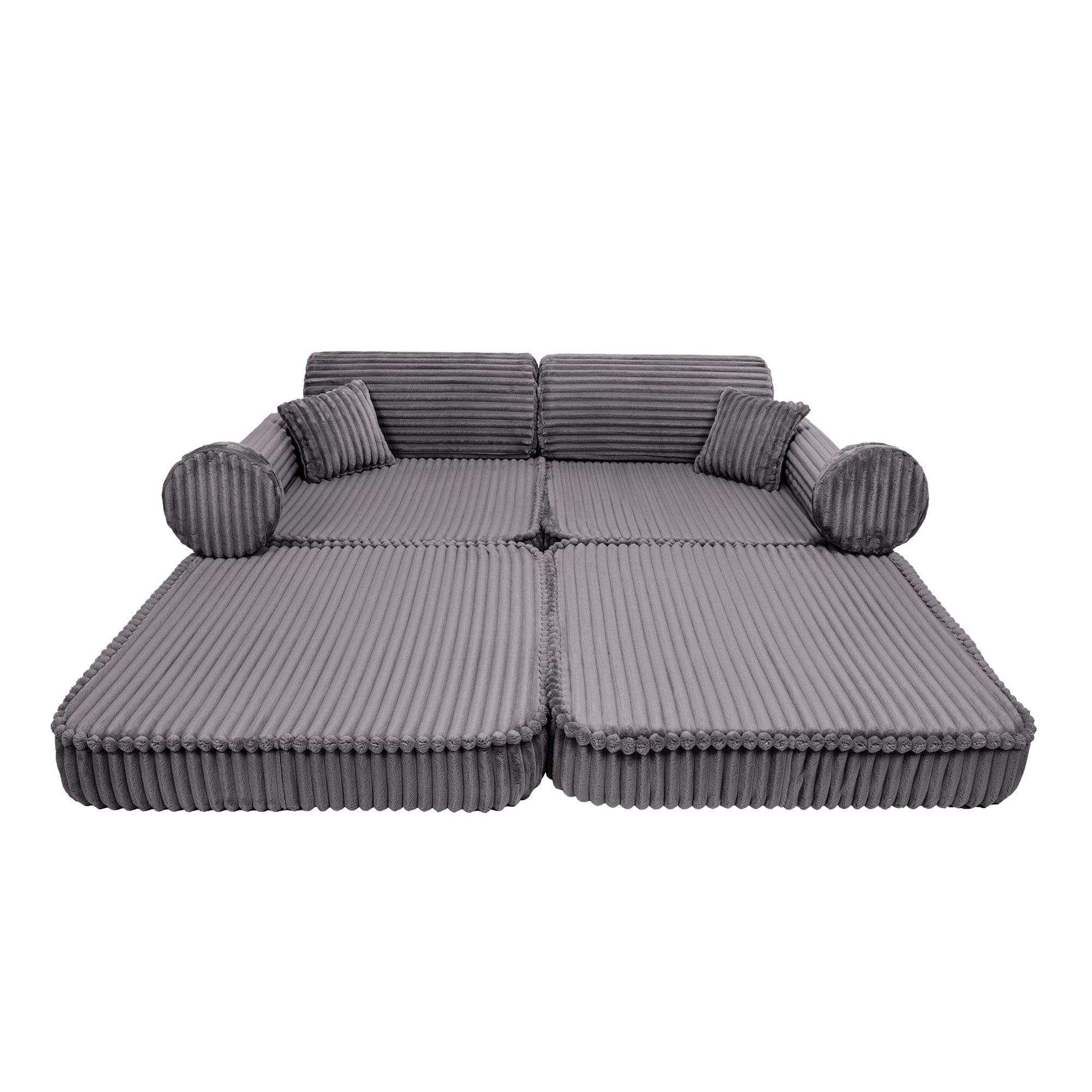 Meowbaby Kids Play Sofa - Modular Play Couch | 10 Pieces | Churros