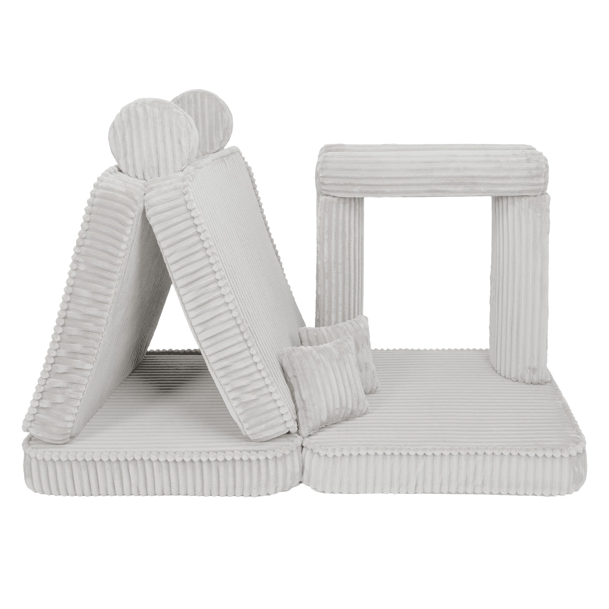 Meowbaby Kids Play Sofa - Modular Play Couch | 10 Pieces | Churros